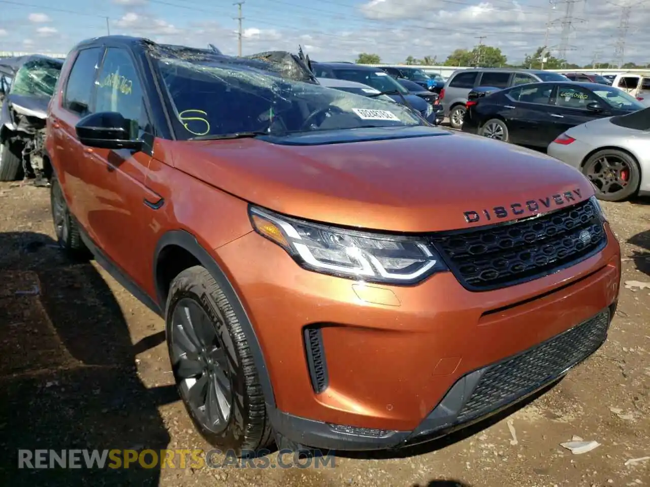 1 Photograph of a damaged car SALCJ2FX8LH880809 LAND ROVER DISCOVERY 2020
