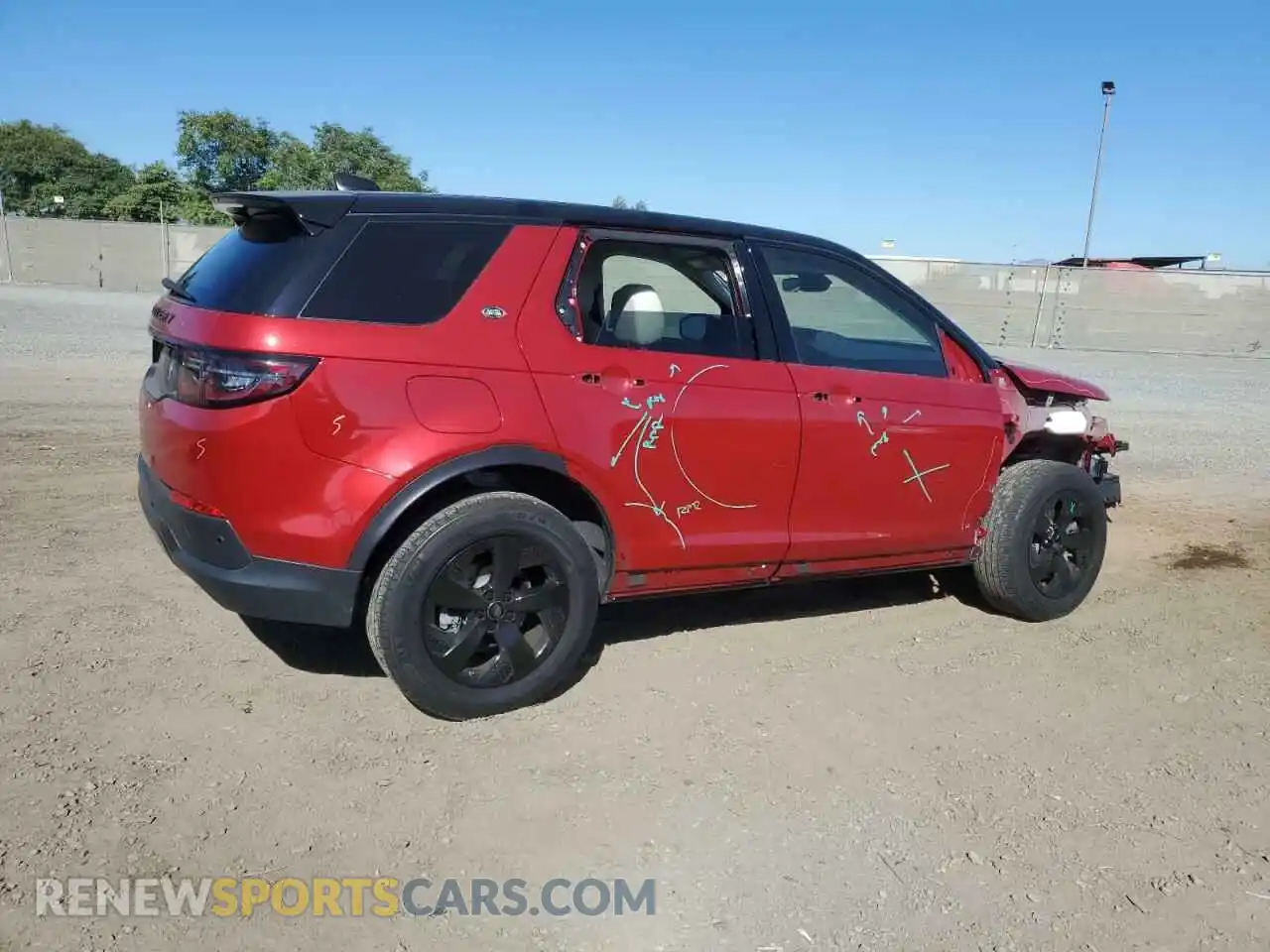 3 Photograph of a damaged car SALCK2FX3LH882500 LAND ROVER DISCOVERY 2020