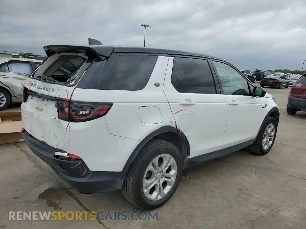 3 fotografías del automóvil dañado SALCK2FX8LH846527 LAND ROVER DISCOVERY 2020
