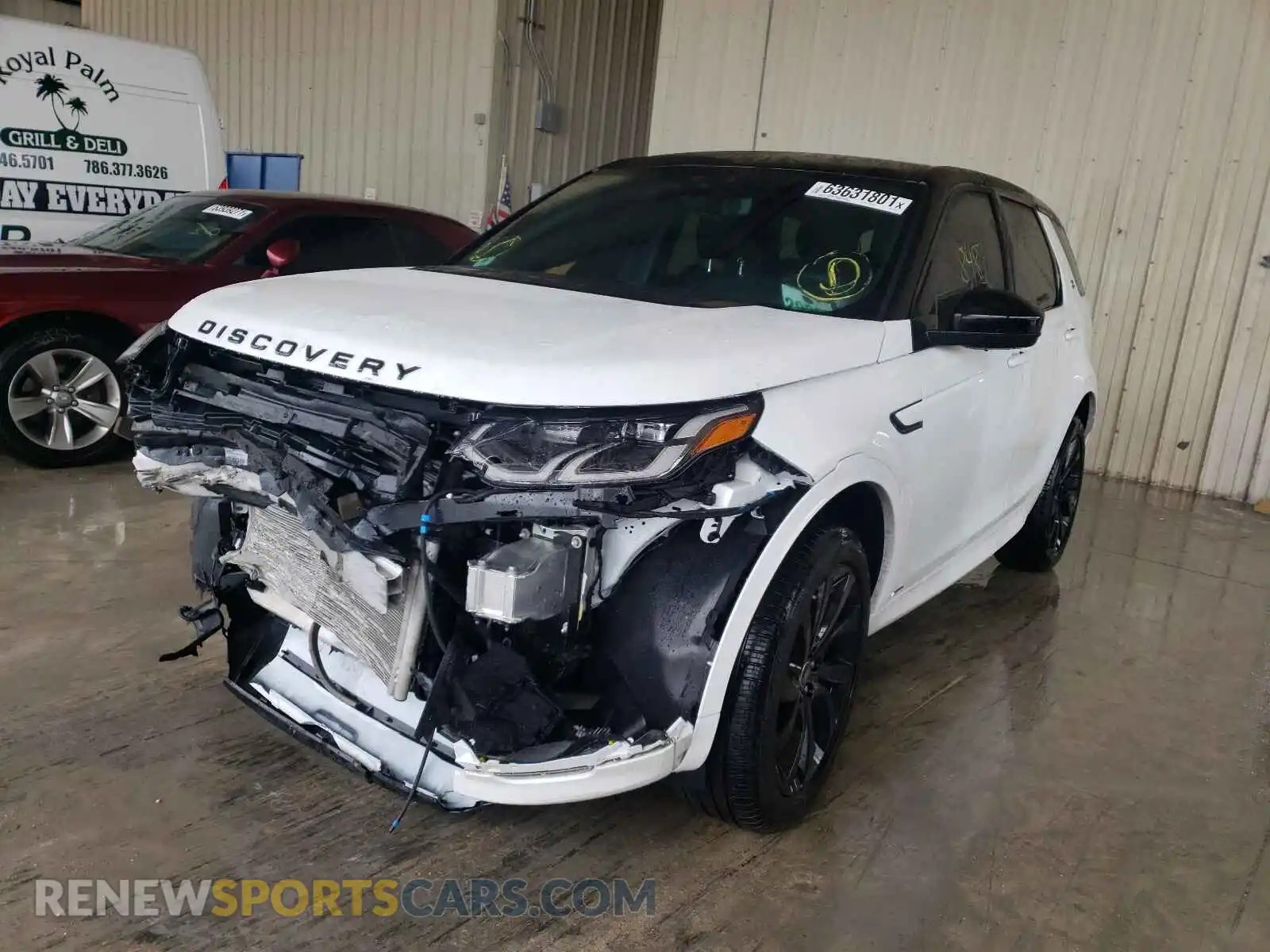 2 Фотография поврежденного автомобиля SALCL2FX0LH880622 LAND ROVER DISCOVERY 2020