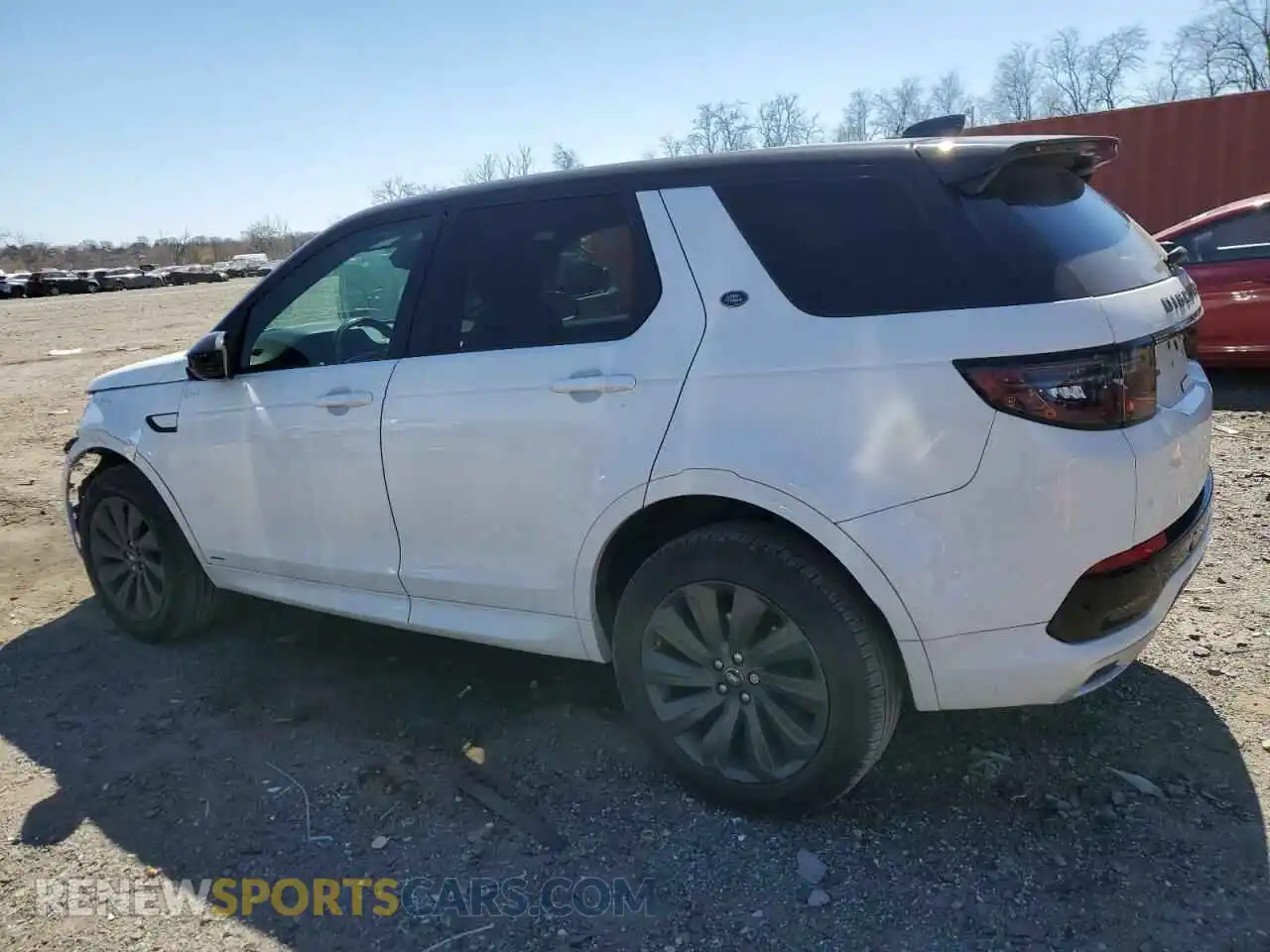 2 Photograph of a damaged car SALCL2FX3LH841085 LAND ROVER DISCOVERY 2020