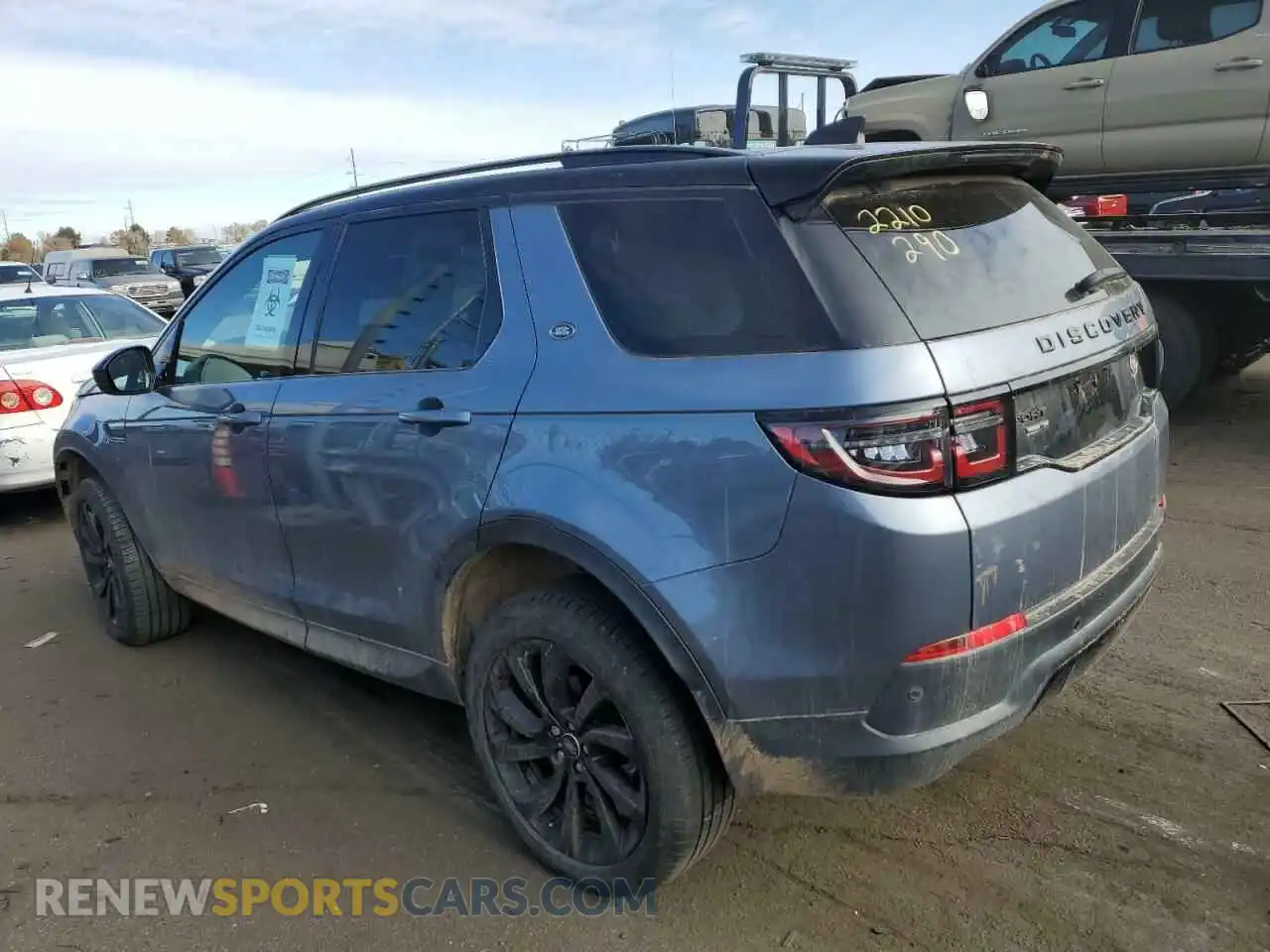 2 fotografías del automóvil dañado SALCP2FXXLH849527 LAND ROVER DISCOVERY 2020