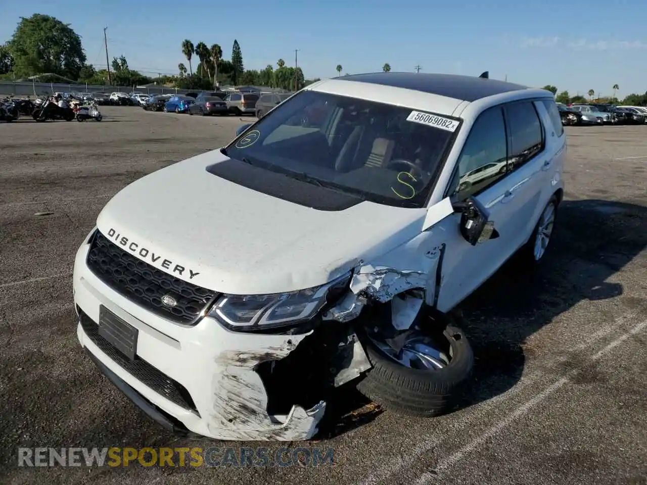 2 Photograph of a damaged car SALCT2FX5LH849513 LAND ROVER DISCOVERY 2020