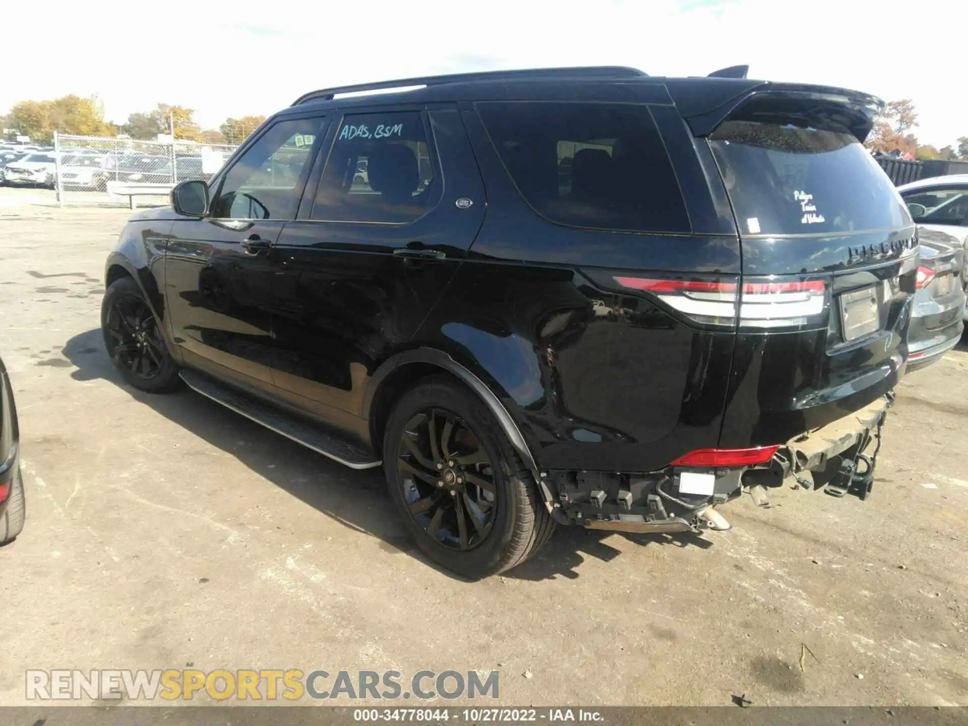 3 Photograph of a damaged car SALRG2RV2L2418168 LAND ROVER DISCOVERY 2020