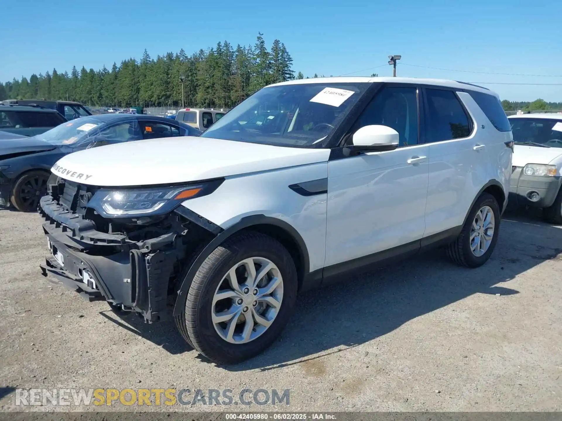 2 fotografías del automóvil dañado SALRG2RV3L2424500 LAND ROVER DISCOVERY 2020