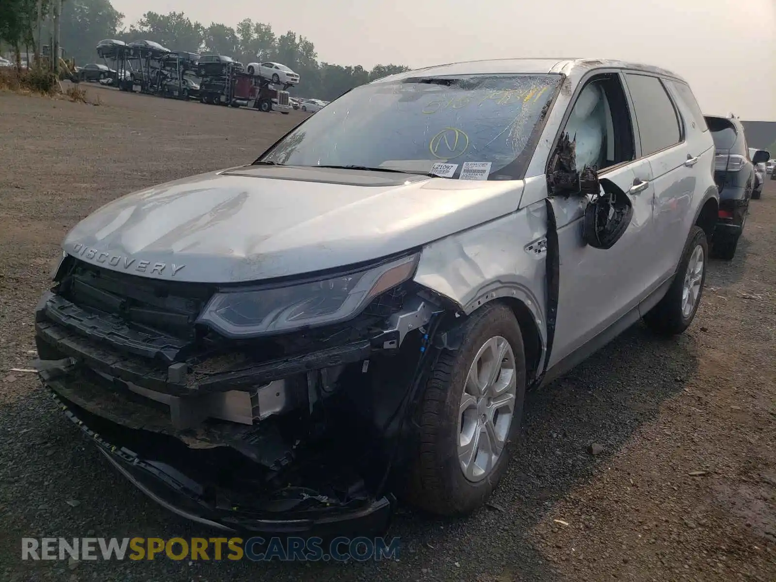 2 Photograph of a damaged car SALCJ2FX9MH885616 LAND ROVER DISCOVERY 2021