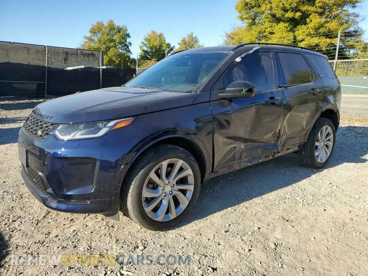 1 Photograph of a damaged car SALCL2FX8NH911019 LAND ROVER DISCOVERY 2022