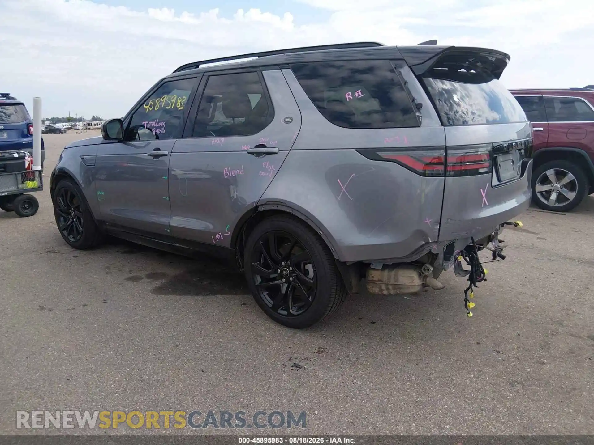 3 Photograph of a damaged car SALRT2EX8N2464075 LAND ROVER DISCOVERY 2022