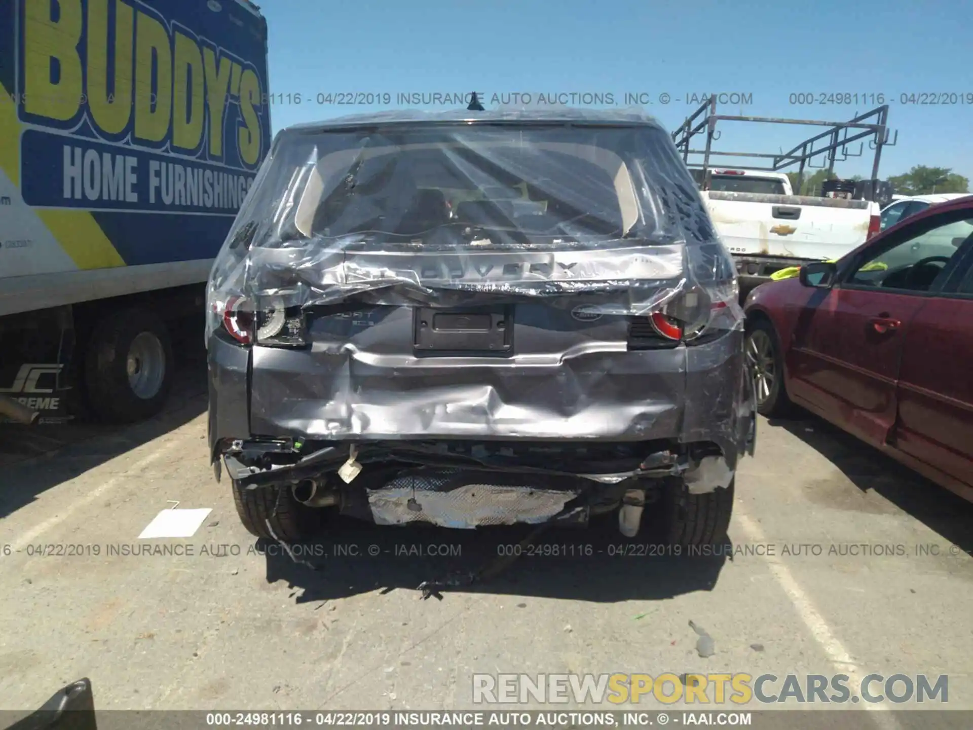 6 Photograph of a damaged car SALCR2FX4KH783081 LAND ROVER DISCOVERY SPORT 2019