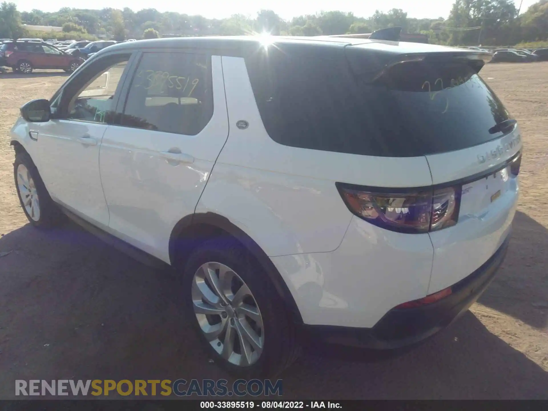 3 Photograph of a damaged car SALCJ2FX2MH883903 LAND ROVER DISCOVERY SPORT 2021