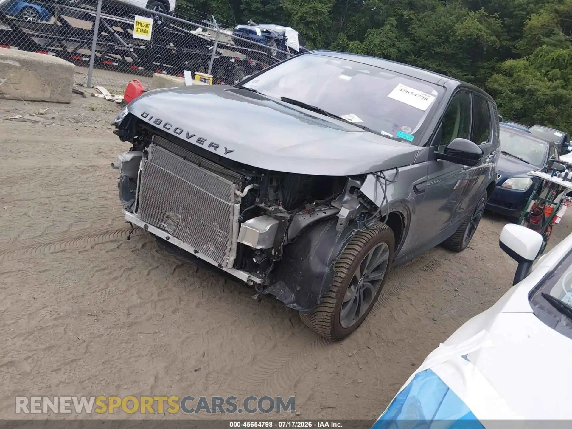 2 Фотография поврежденного автомобиля SALCJ2FX2MH904202 LAND ROVER DISCOVERY SPORT 2021