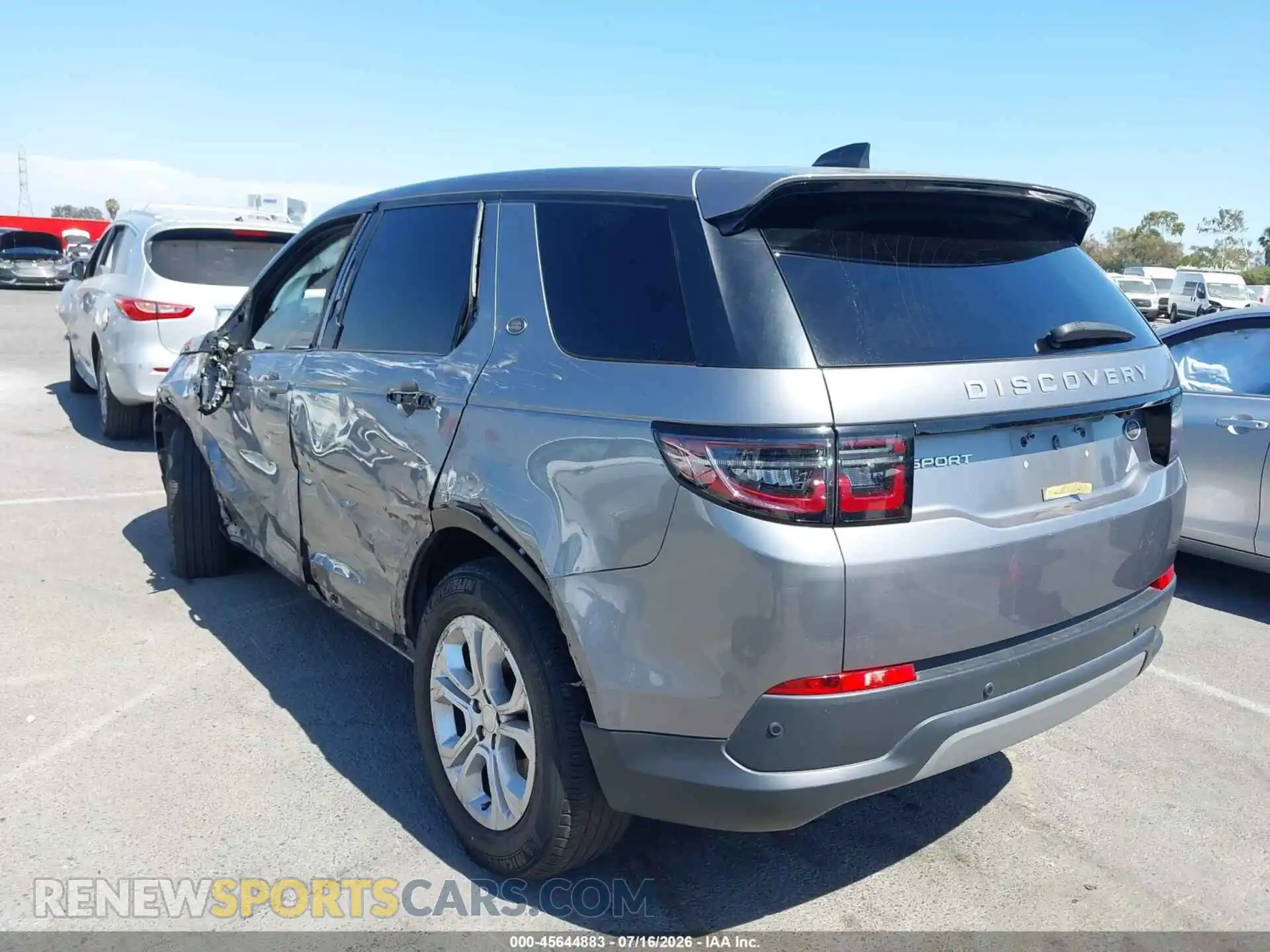3 Фотография поврежденного автомобиля SALCJ2FX3MH889905 LAND ROVER DISCOVERY SPORT 2021