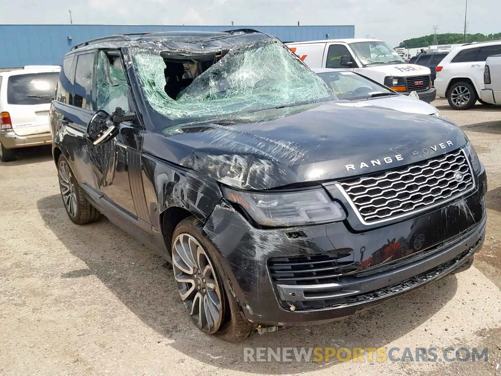 1 Photograph of a damaged car SALGS2RE0KA520840 LAND ROVER RANGE ROVE 2019