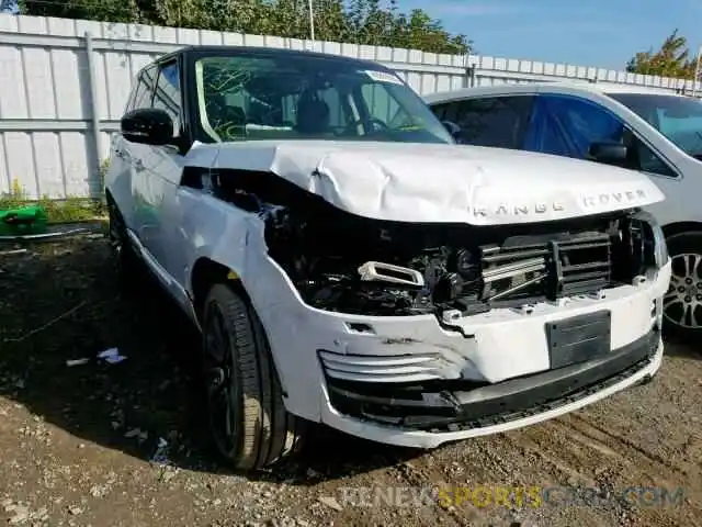 1 Photograph of a damaged car SALGS2RE3KA526440 LAND ROVER RANGE ROVE 2019