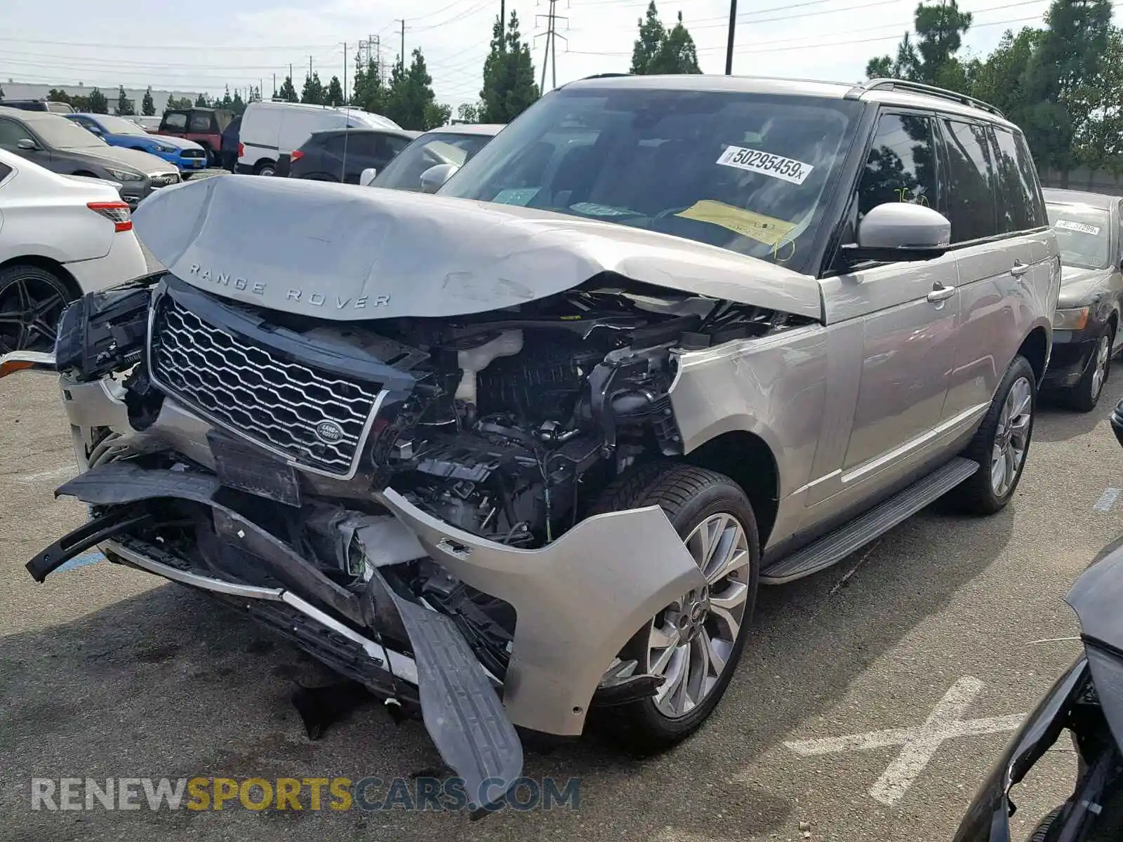 2 Photograph of a damaged car SALGS2SV1KA519903 LAND ROVER RANGE ROVE 2019
