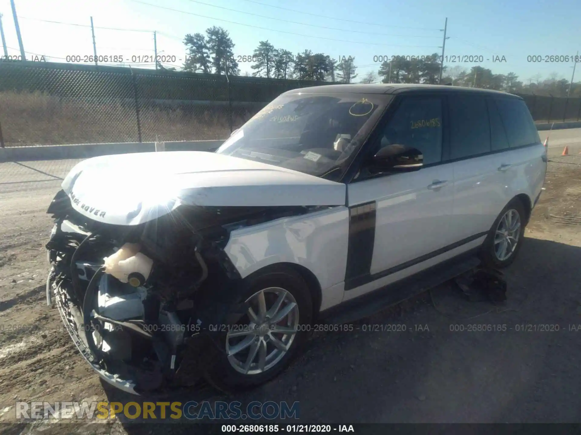 2 Photograph of a damaged car SALGR2RV6KA547715 LAND ROVER RANGE ROVER 2019
