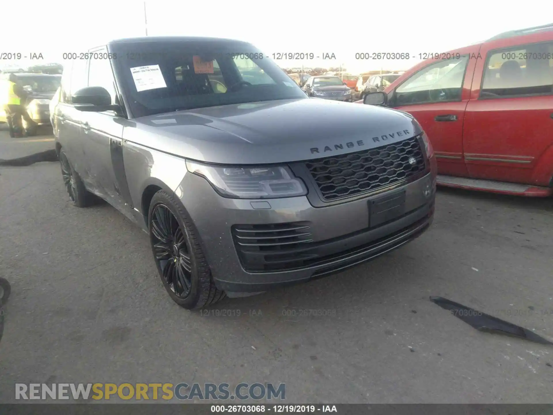 1 Photograph of a damaged car SALGS2RE0KA559878 LAND ROVER RANGE ROVER 2019
