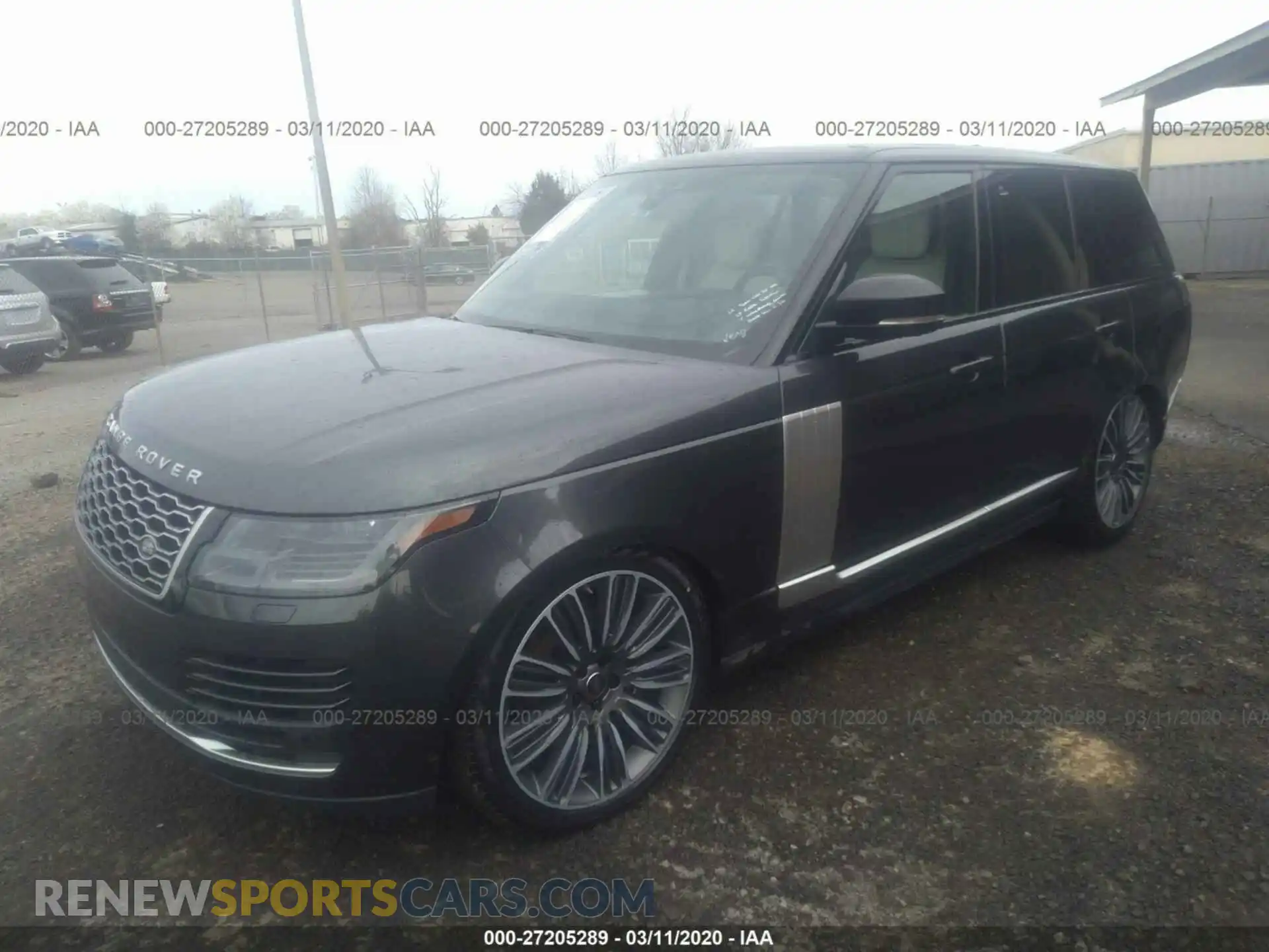 2 Photograph of a damaged car SALGS2RE2KA556187 LAND ROVER RANGE ROVER 2019