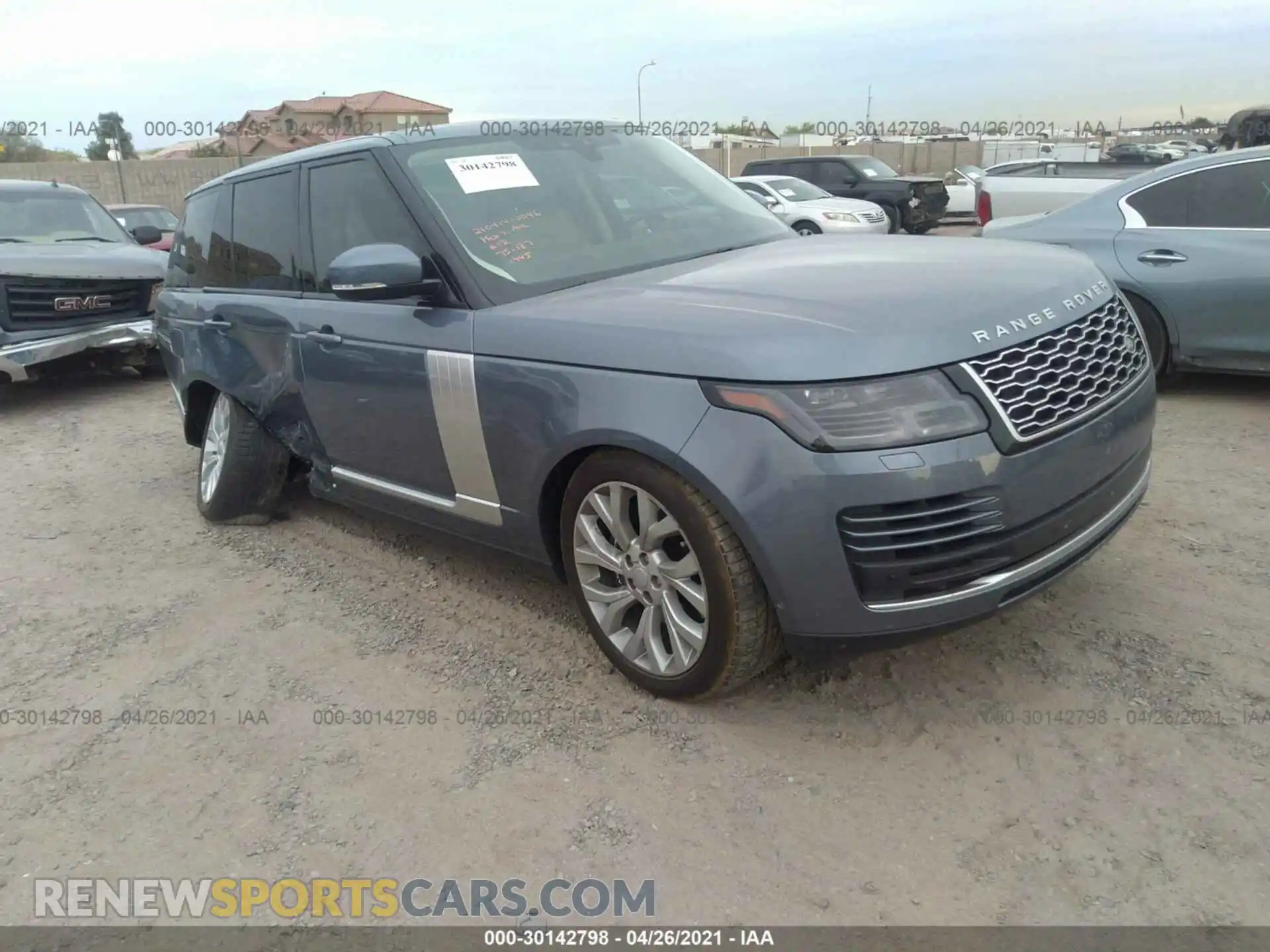 1 Photograph of a damaged car SALGS2RE5KA531445 LAND ROVER RANGE ROVER 2019