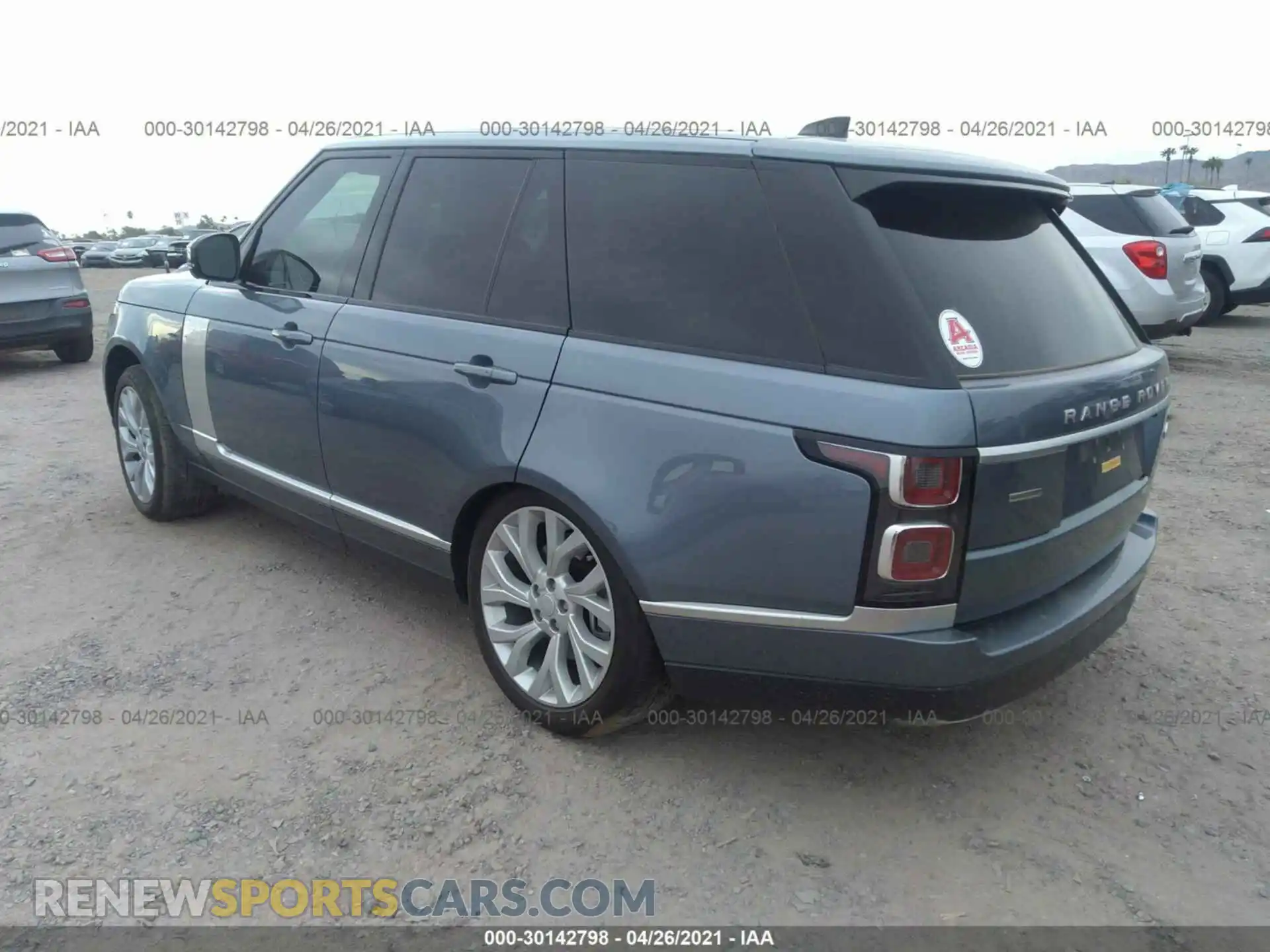 3 Photograph of a damaged car SALGS2RE5KA531445 LAND ROVER RANGE ROVER 2019