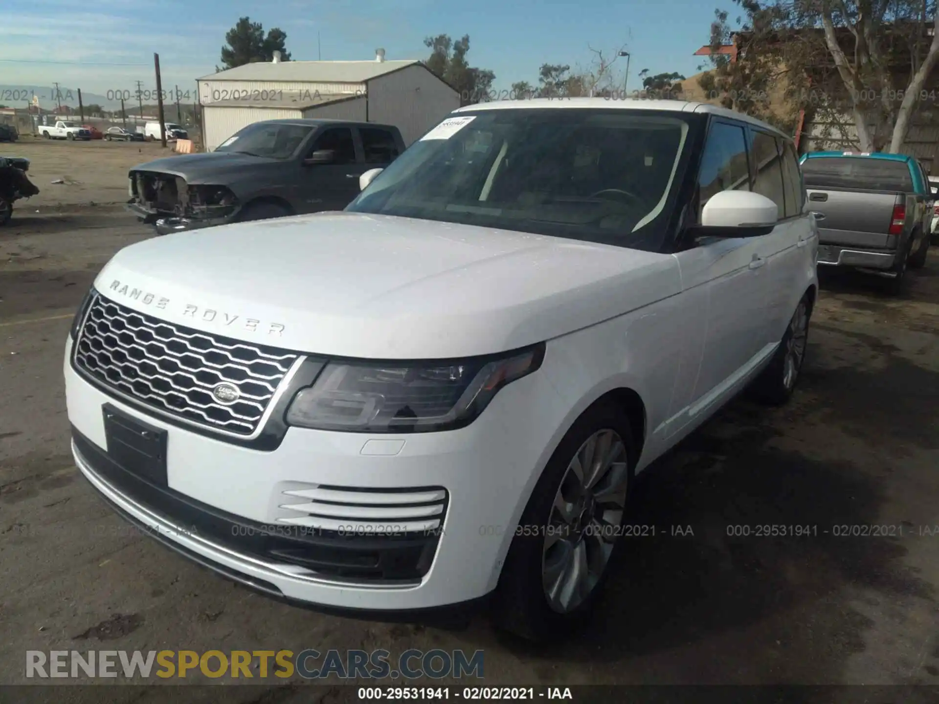 2 Photograph of a damaged car SALGS2SV0KA552844 LAND ROVER RANGE ROVER 2019