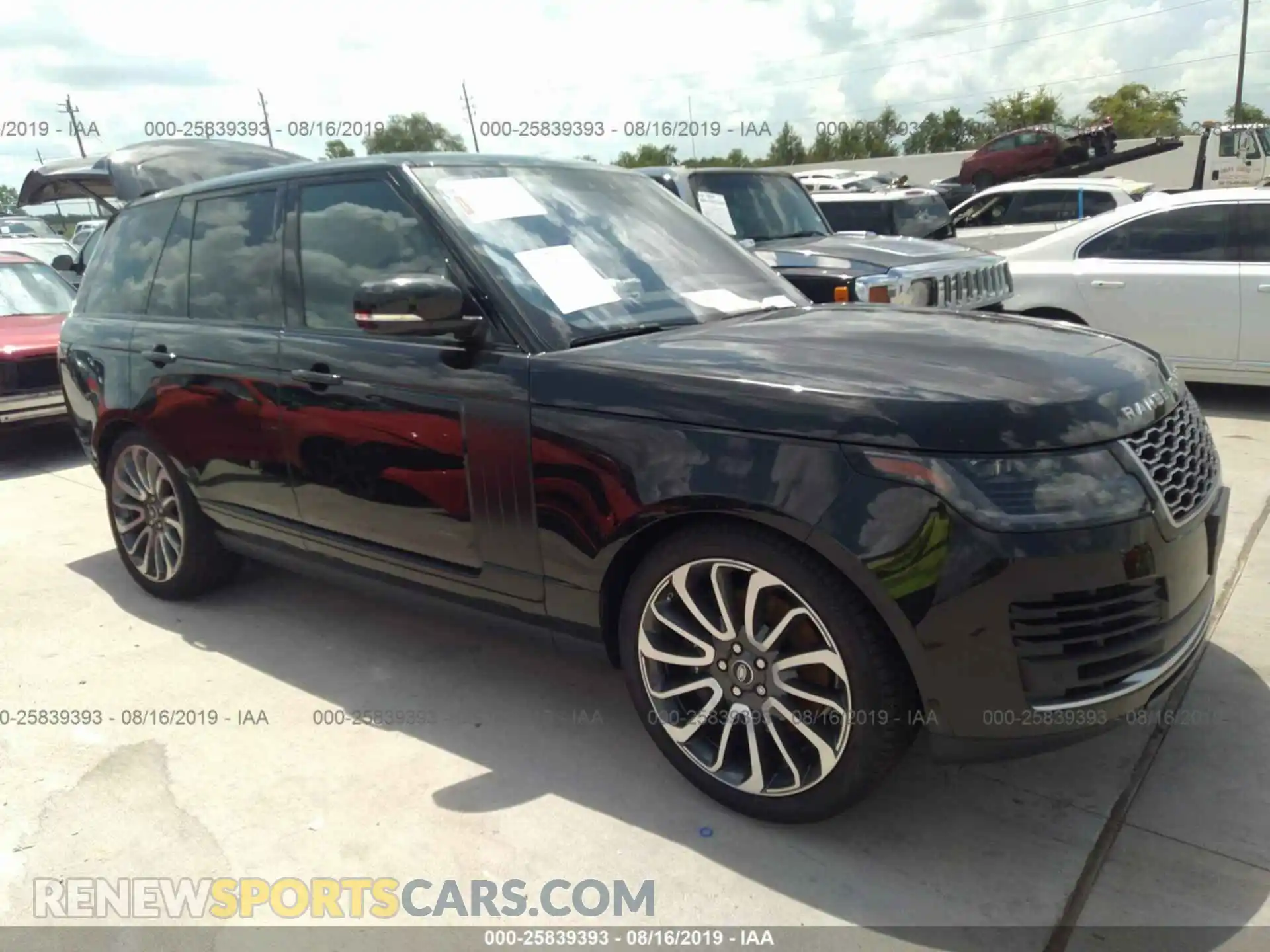 1 Photograph of a damaged car SALGS2SV1KA556563 LAND ROVER RANGE ROVER 2019