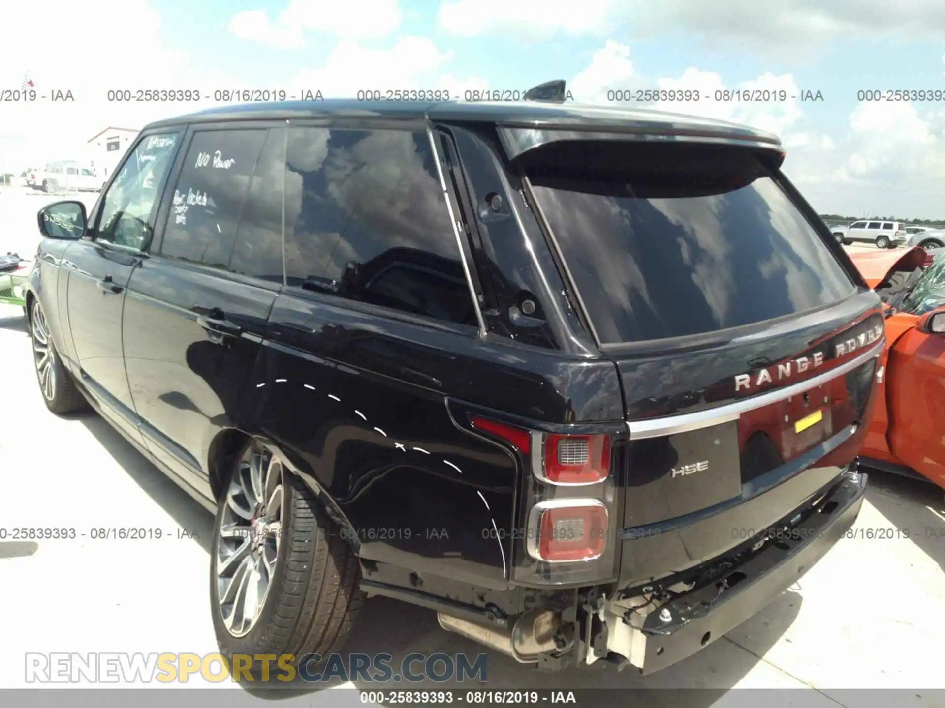 3 Photograph of a damaged car SALGS2SV1KA556563 LAND ROVER RANGE ROVER 2019