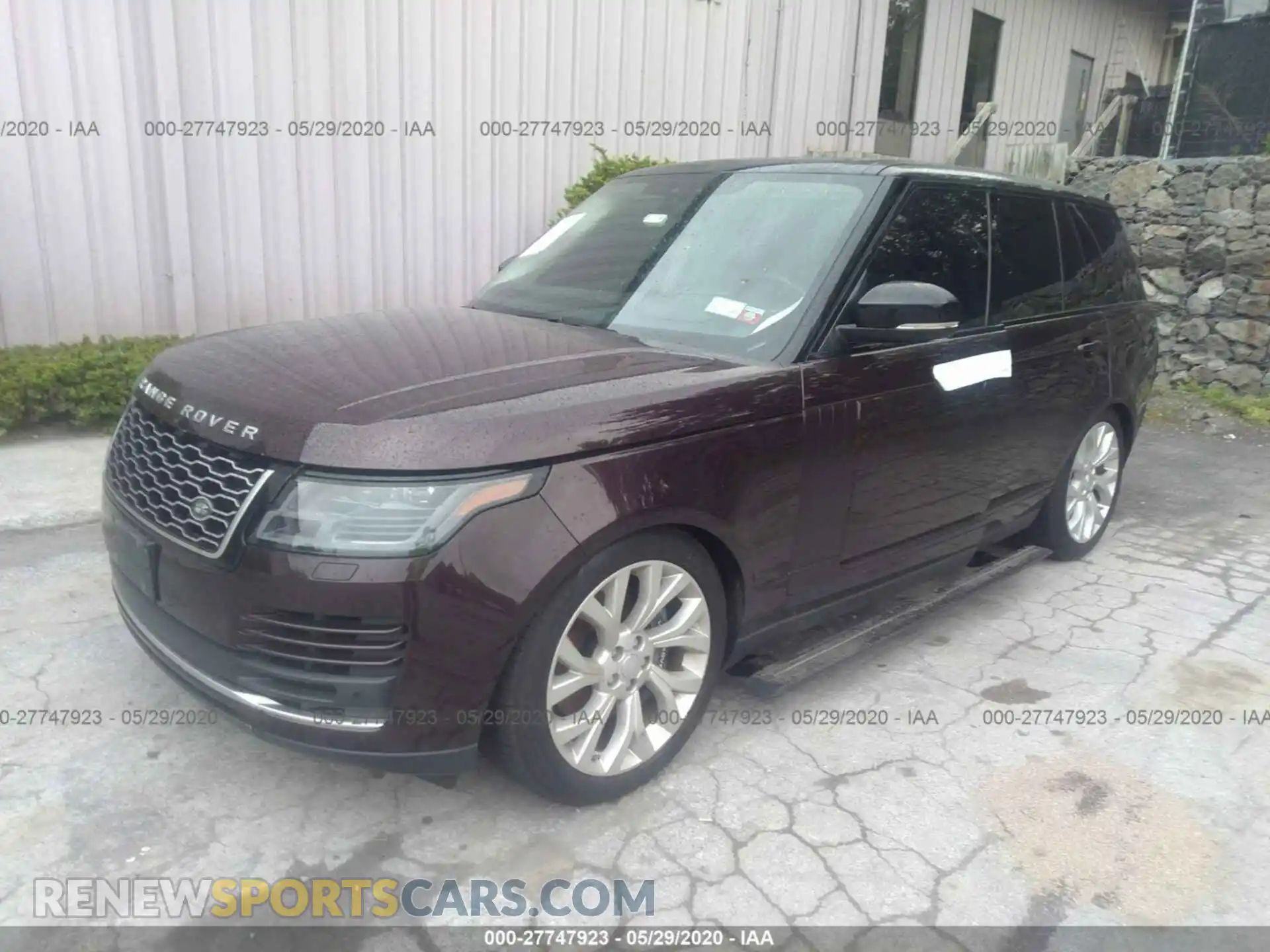 2 Photograph of a damaged car SALGS2SV4KA520320 LAND ROVER RANGE ROVER 2019