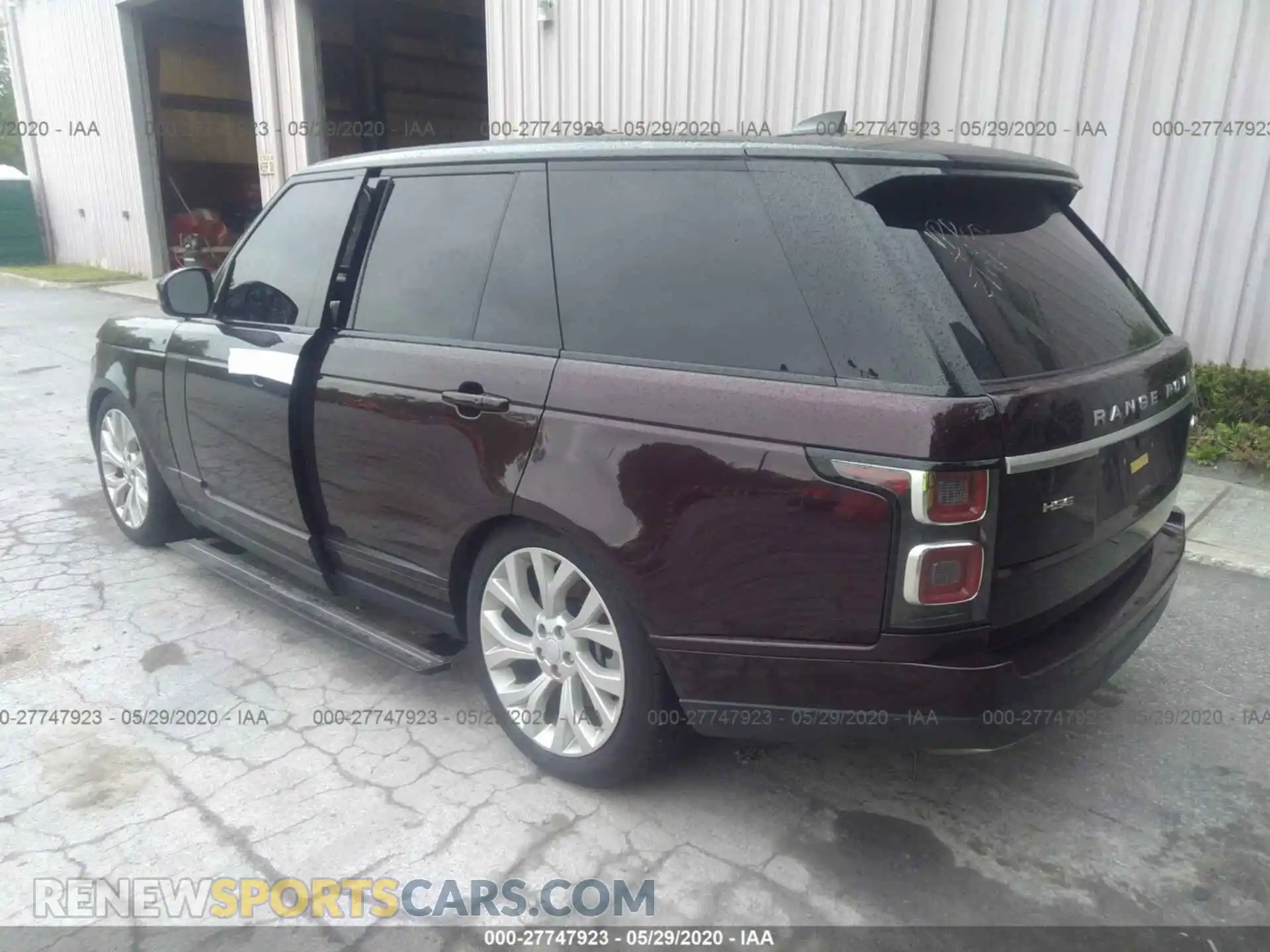 3 Photograph of a damaged car SALGS2SV4KA520320 LAND ROVER RANGE ROVER 2019