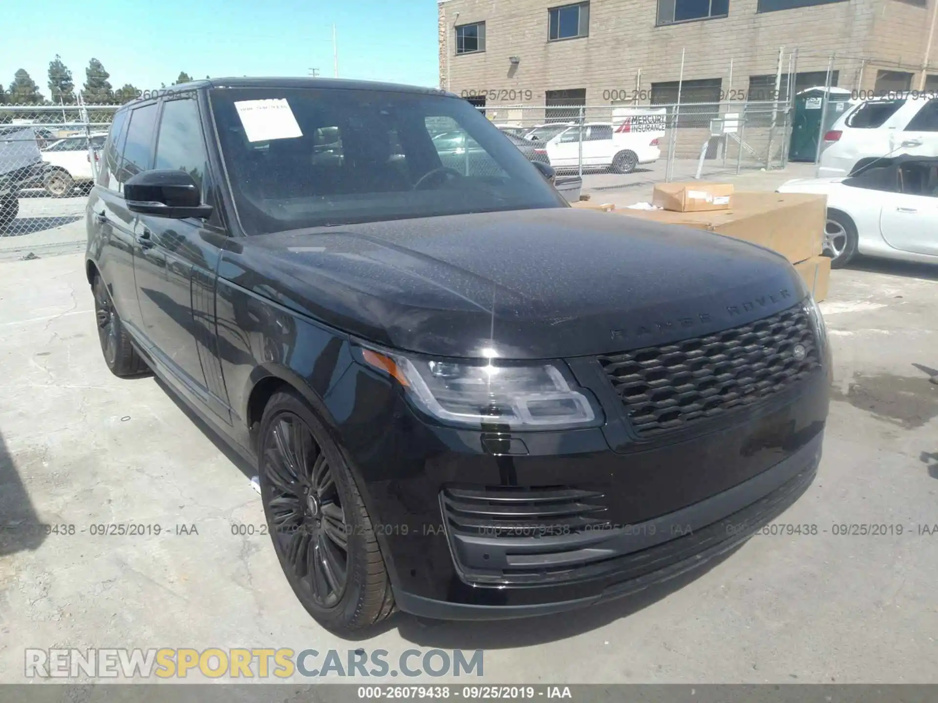1 Photograph of a damaged car SALGS2SV7KA548595 LAND ROVER RANGE ROVER 2019