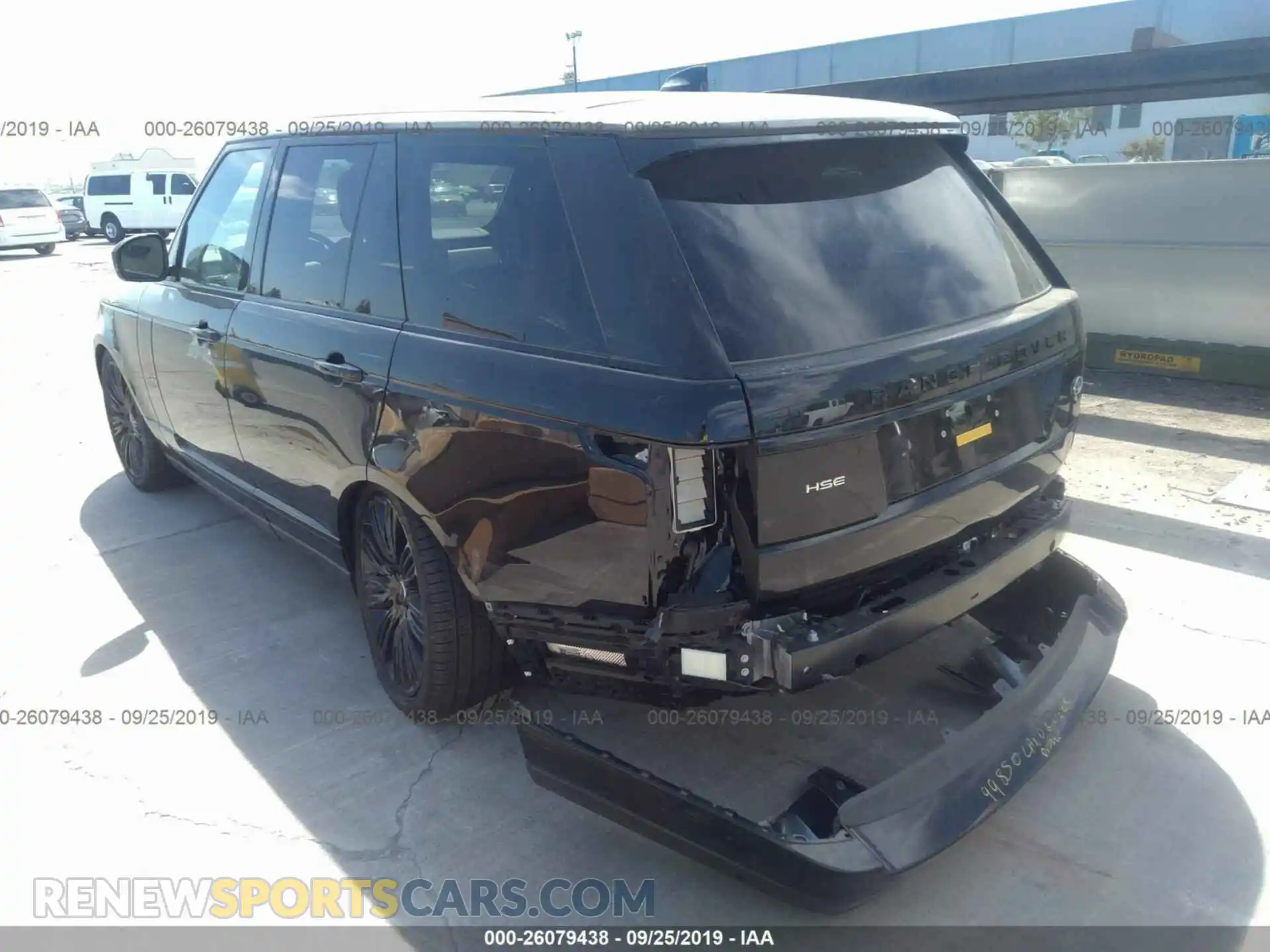 3 Photograph of a damaged car SALGS2SV7KA548595 LAND ROVER RANGE ROVER 2019