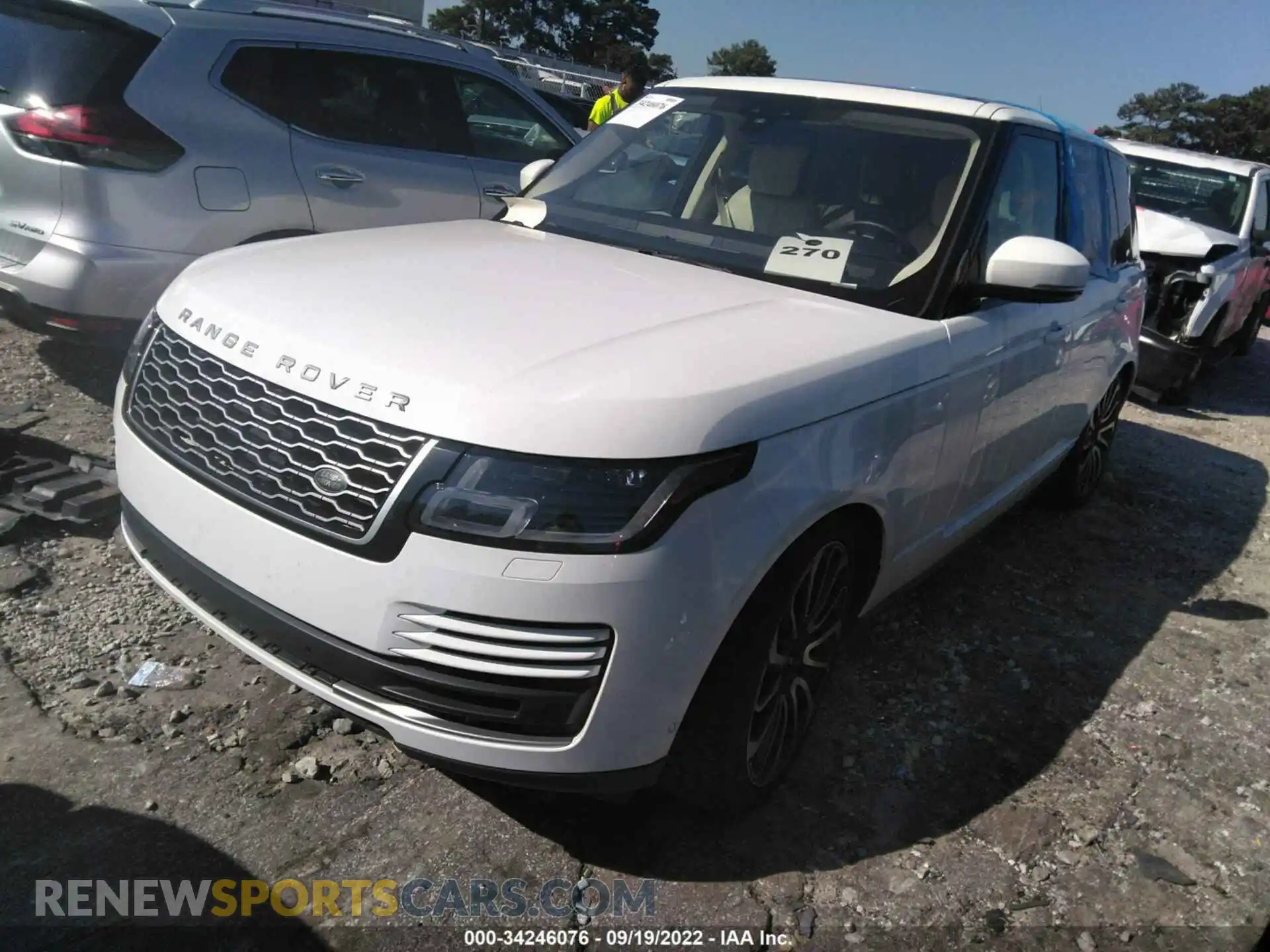 2 Photograph of a damaged car SALGS2SV8KA528100 LAND ROVER RANGE ROVER 2019