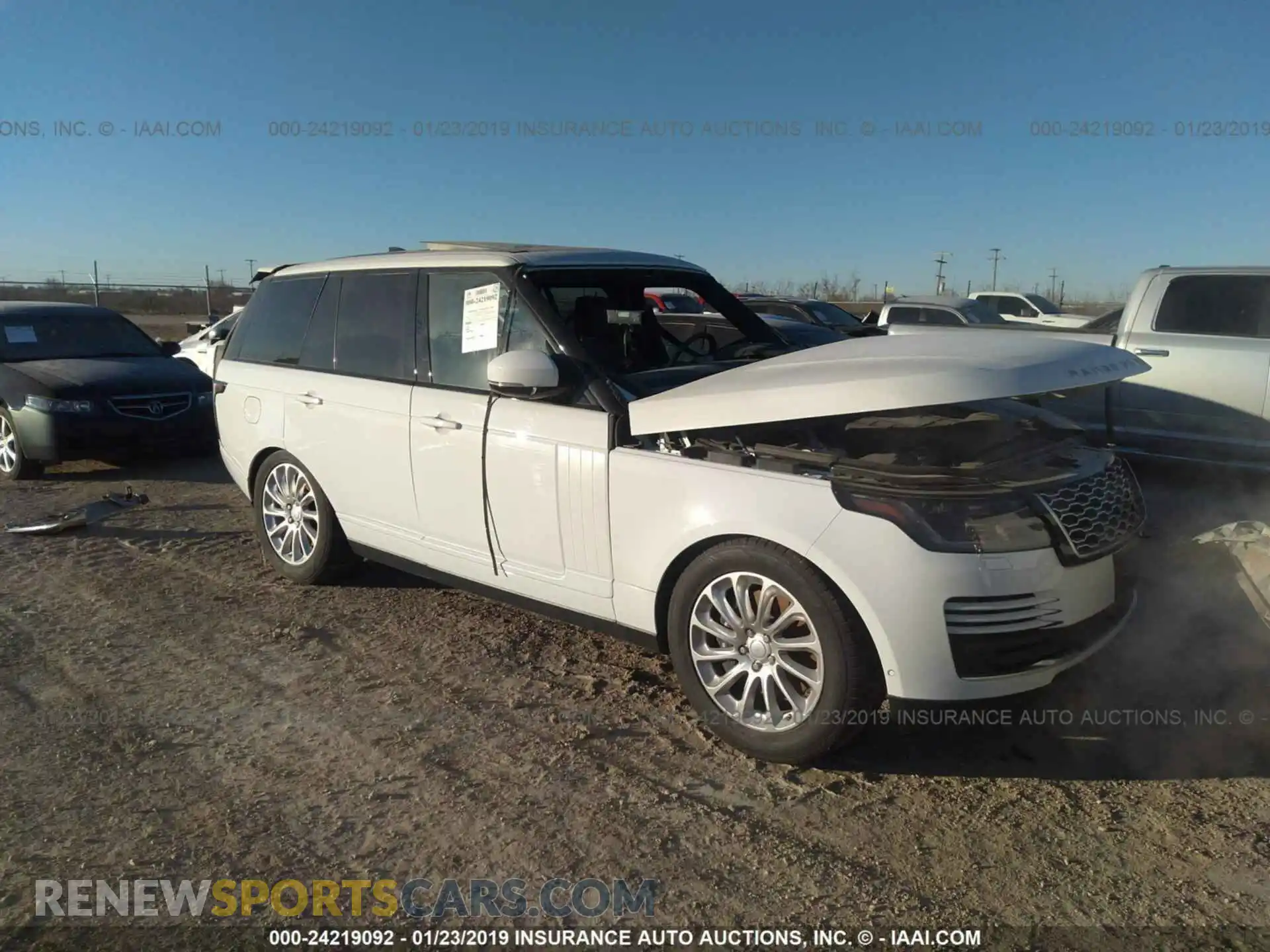 1 Photograph of a damaged car SALGS2SVXKA532293 LAND ROVER RANGE ROVER 2019