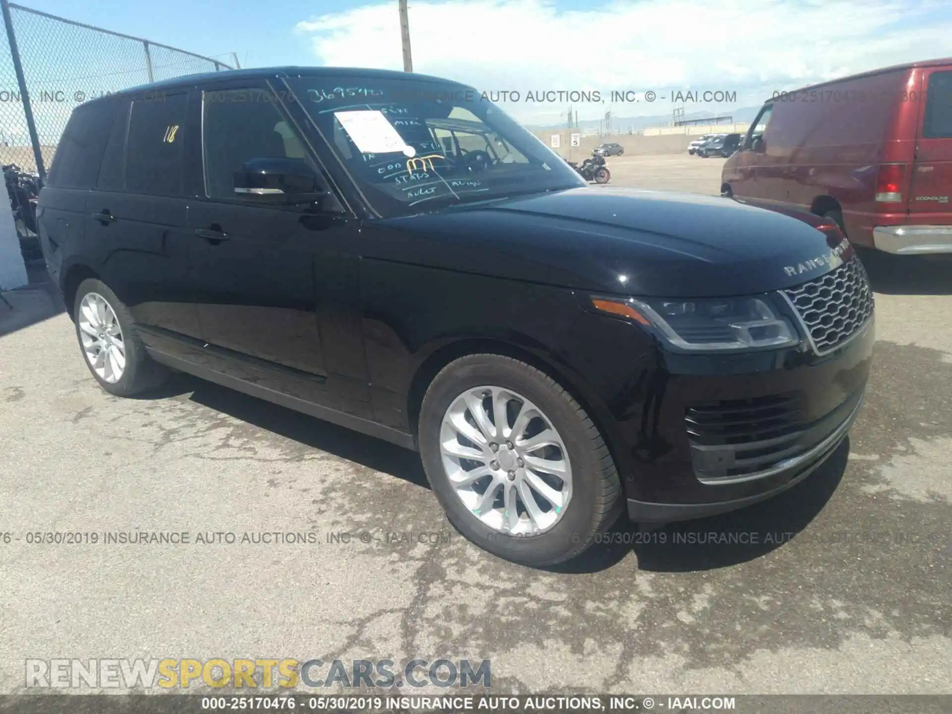 1 Photograph of a damaged car SALGS2SVXKA534948 LAND ROVER RANGE ROVER 2019