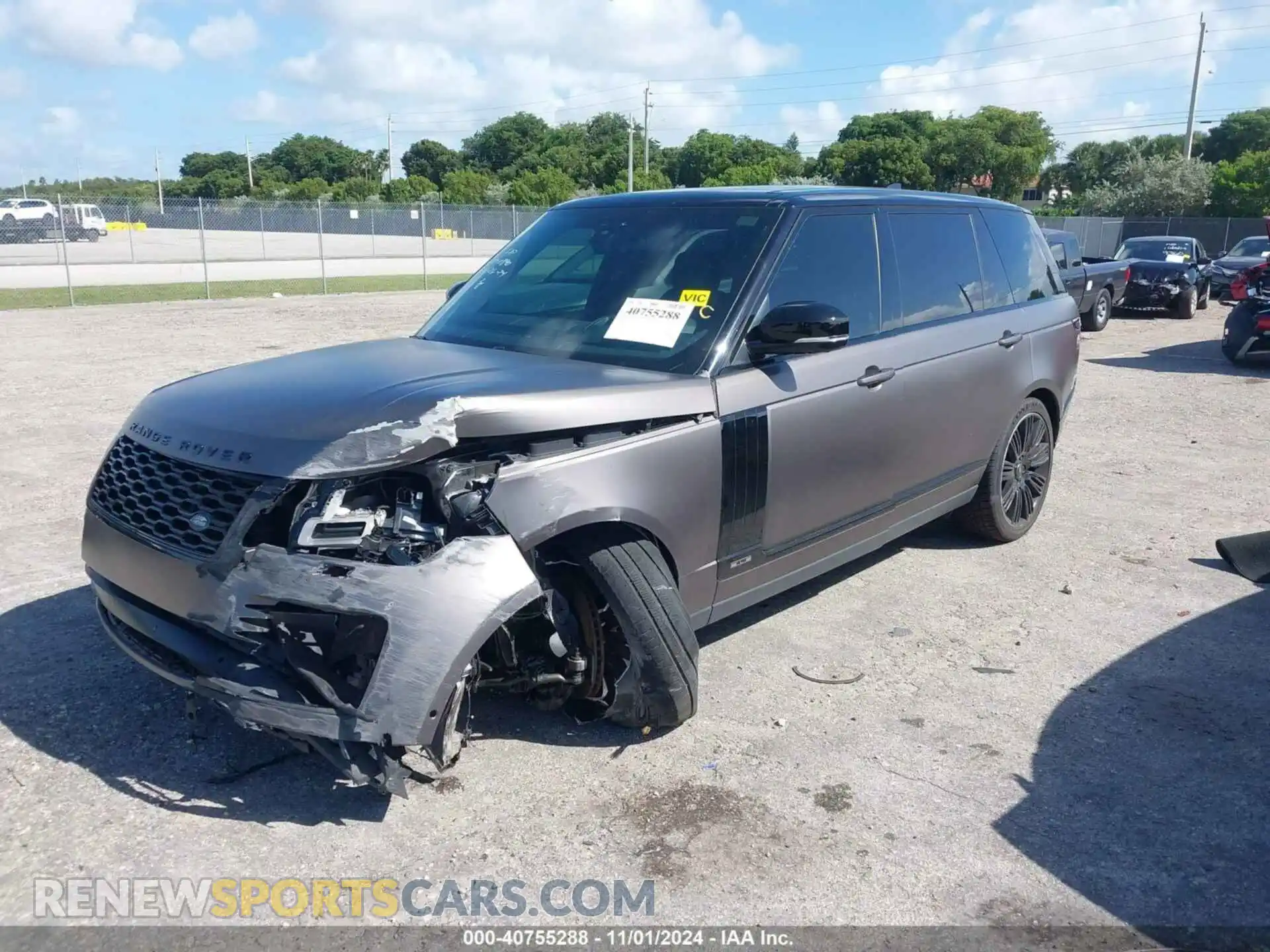 2 Photograph of a damaged car SALGS5RE5KA550840 LAND ROVER RANGE ROVER 2019