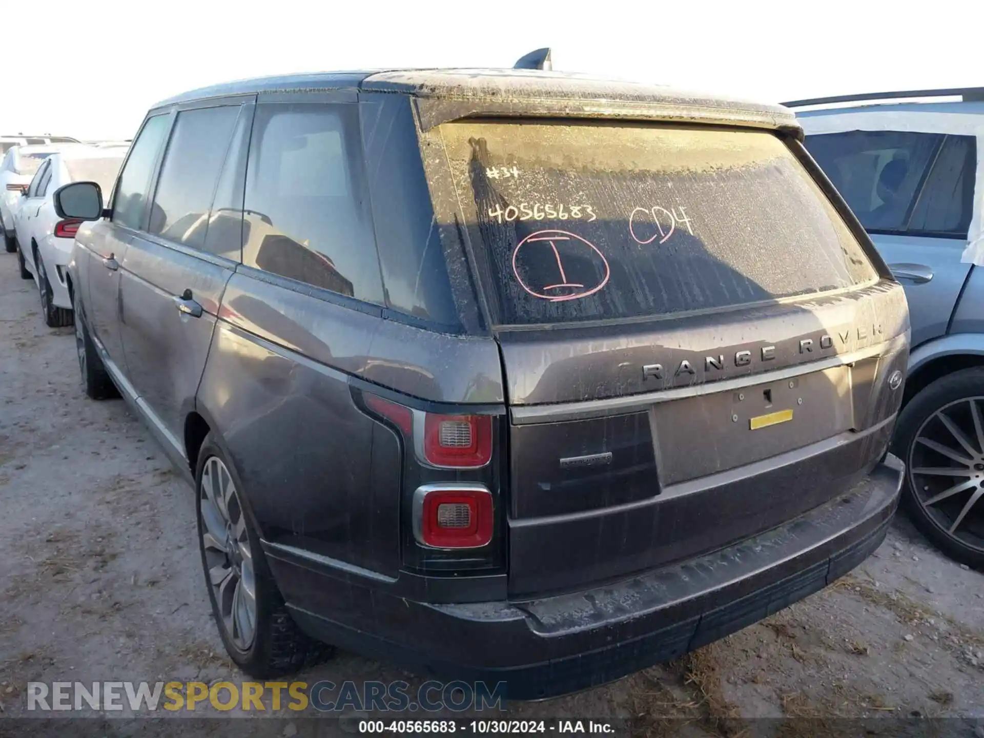 3 Photograph of a damaged car SALGS5RE6KA541600 LAND ROVER RANGE ROVER 2019