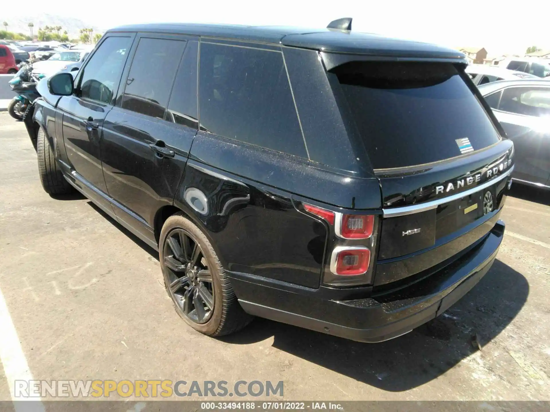 3 Photograph of a damaged car SALGS2RK4LA407545 LAND ROVER RANGE ROVER 2020