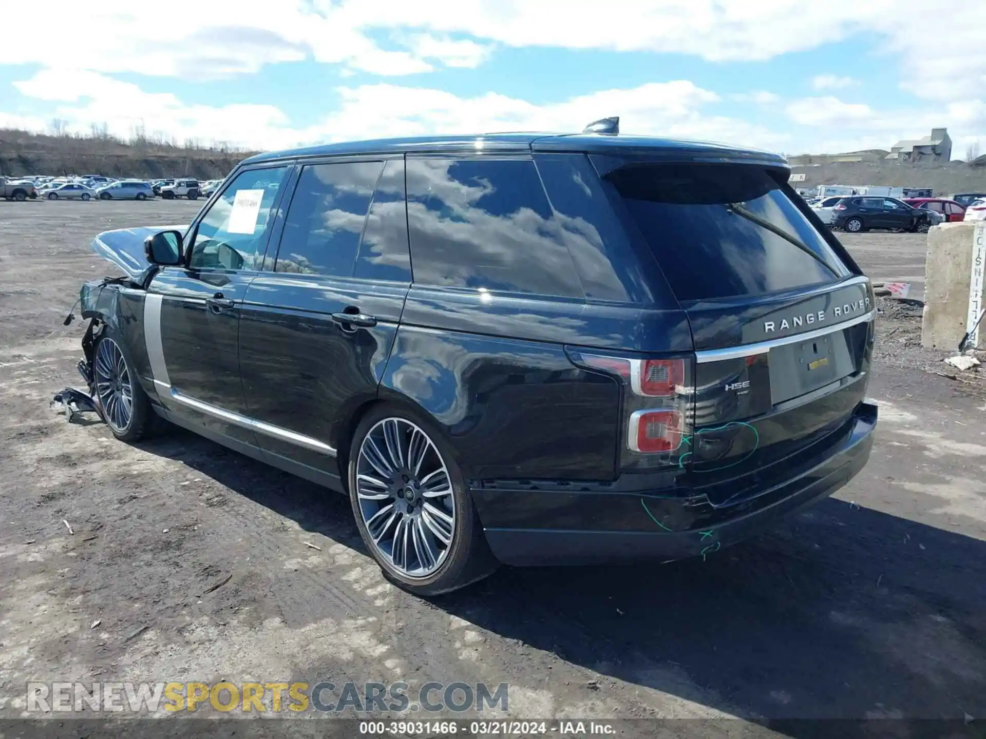 3 Photograph of a damaged car SALGS2RU1LA403177 LAND ROVER RANGE ROVER 2020