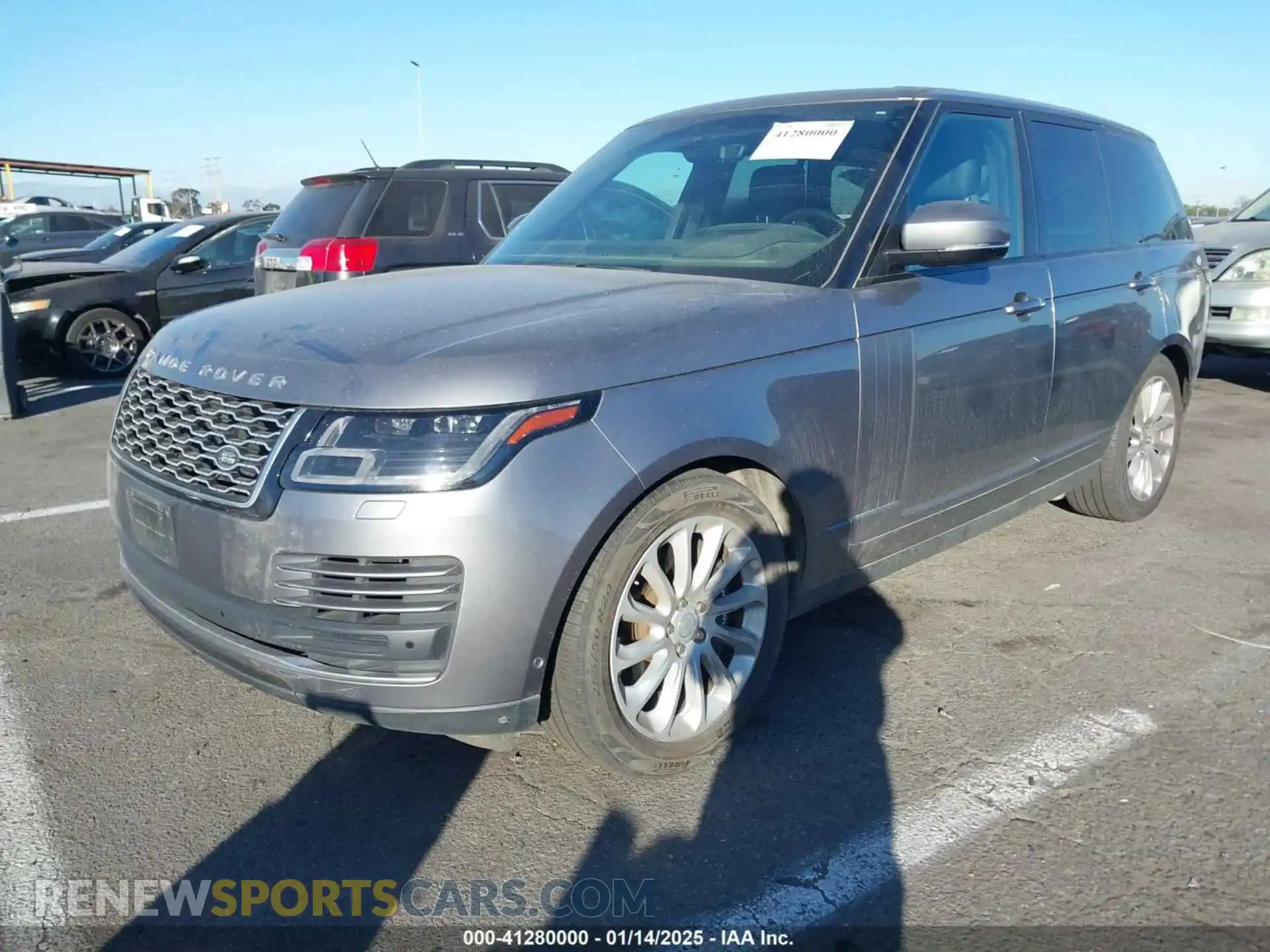2 Photograph of a damaged car SALGS2RU3LA578675 LAND ROVER RANGE ROVER 2020