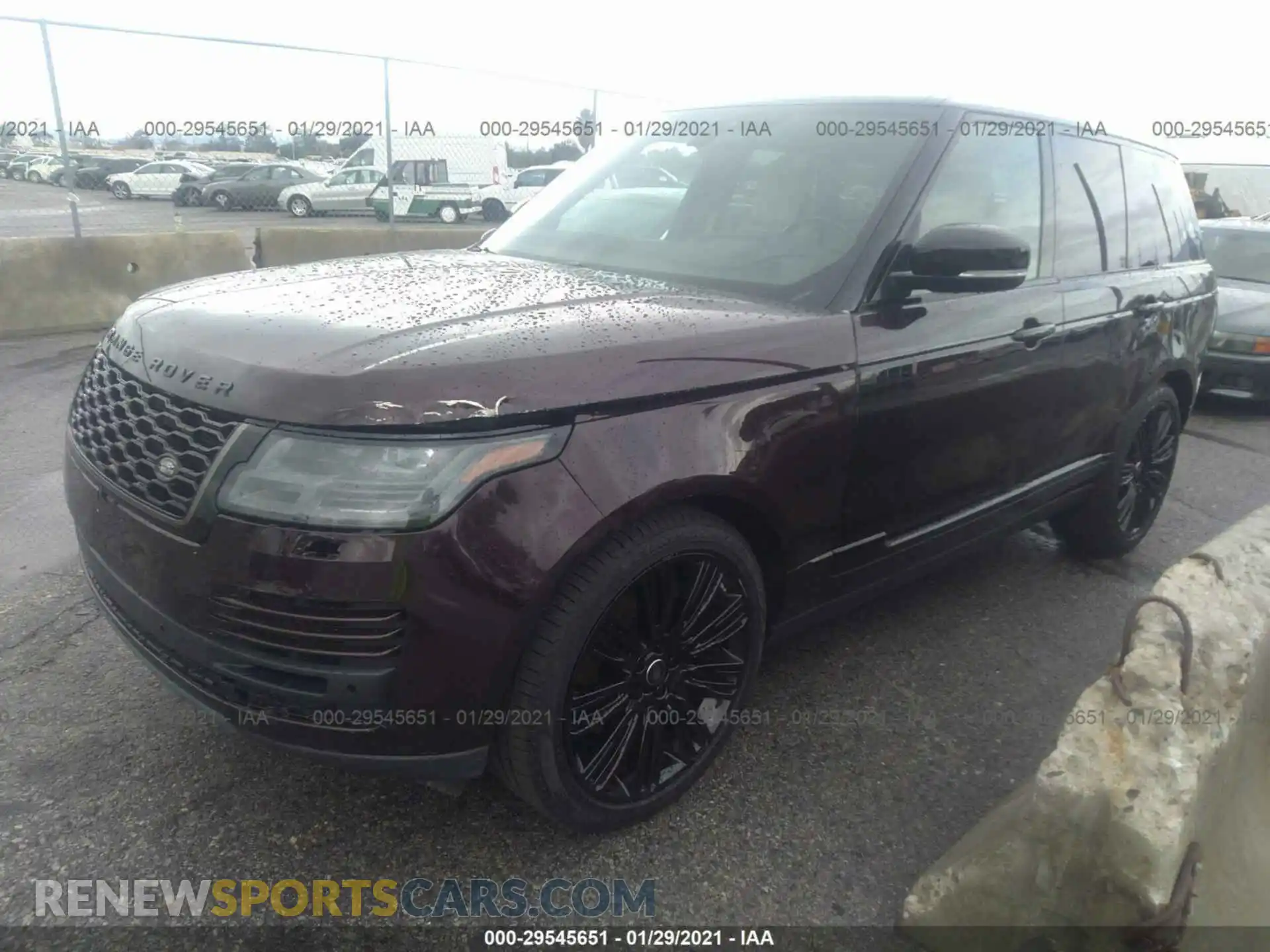 2 Фотография поврежденного автомобиля SALGS2RU4LA406350 LAND ROVER RANGE ROVER 2020