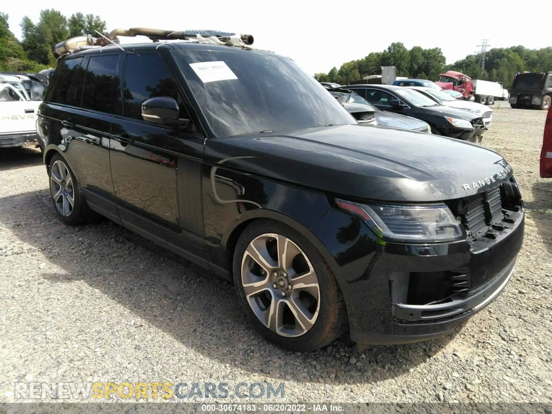 1 Photograph of a damaged car SALGS2RUXLA570671 LAND ROVER RANGE ROVER 2020