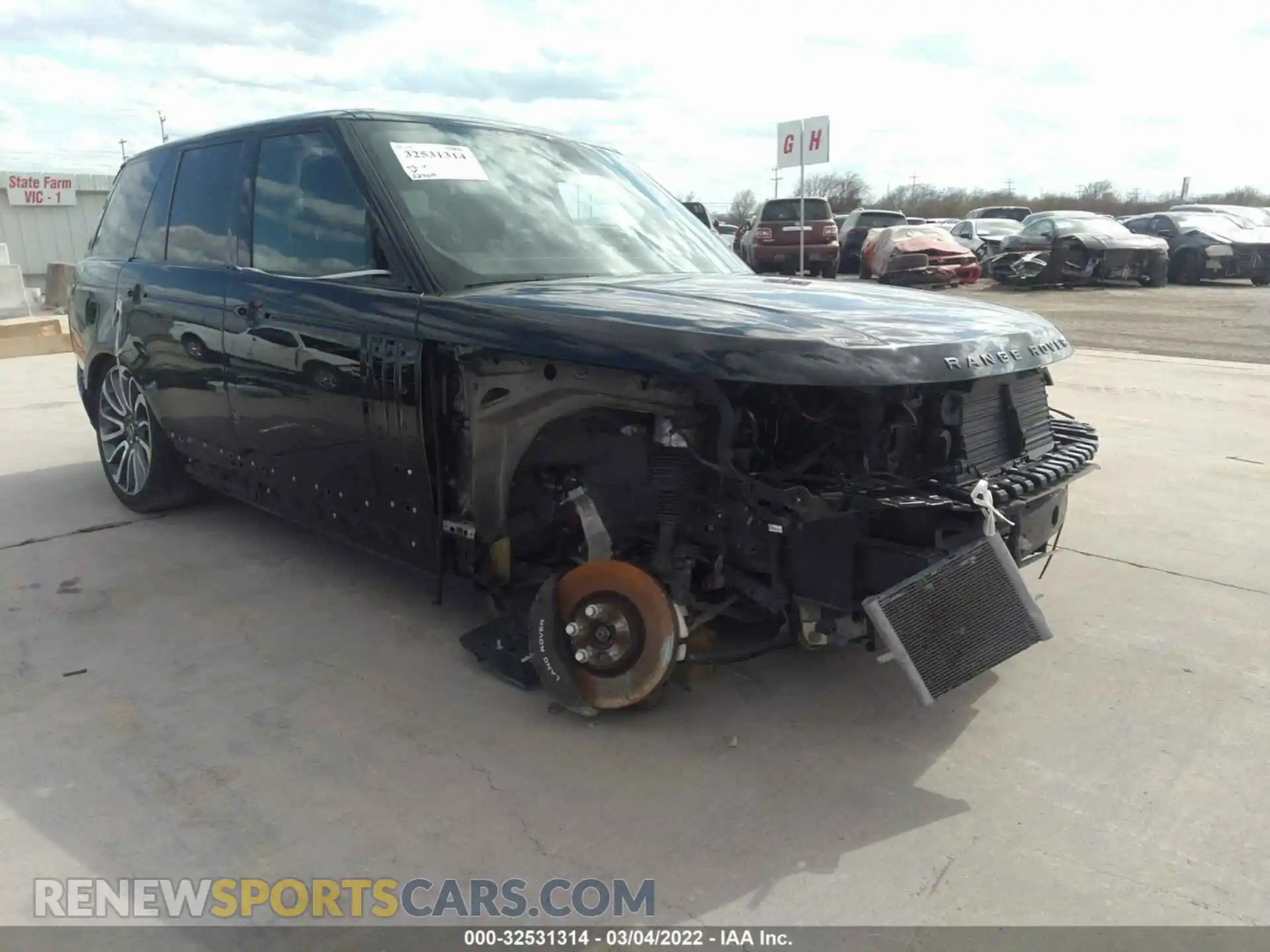 1 Photograph of a damaged car SALGS2SE0LA589281 LAND ROVER RANGE ROVER 2020