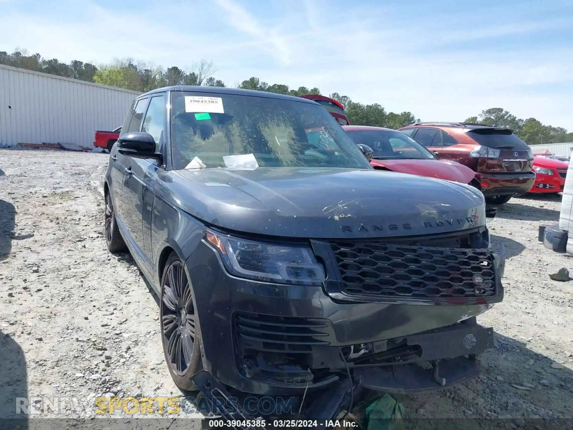 1 Photograph of a damaged car SALGS2SE7LA408807 LAND ROVER RANGE ROVER 2020