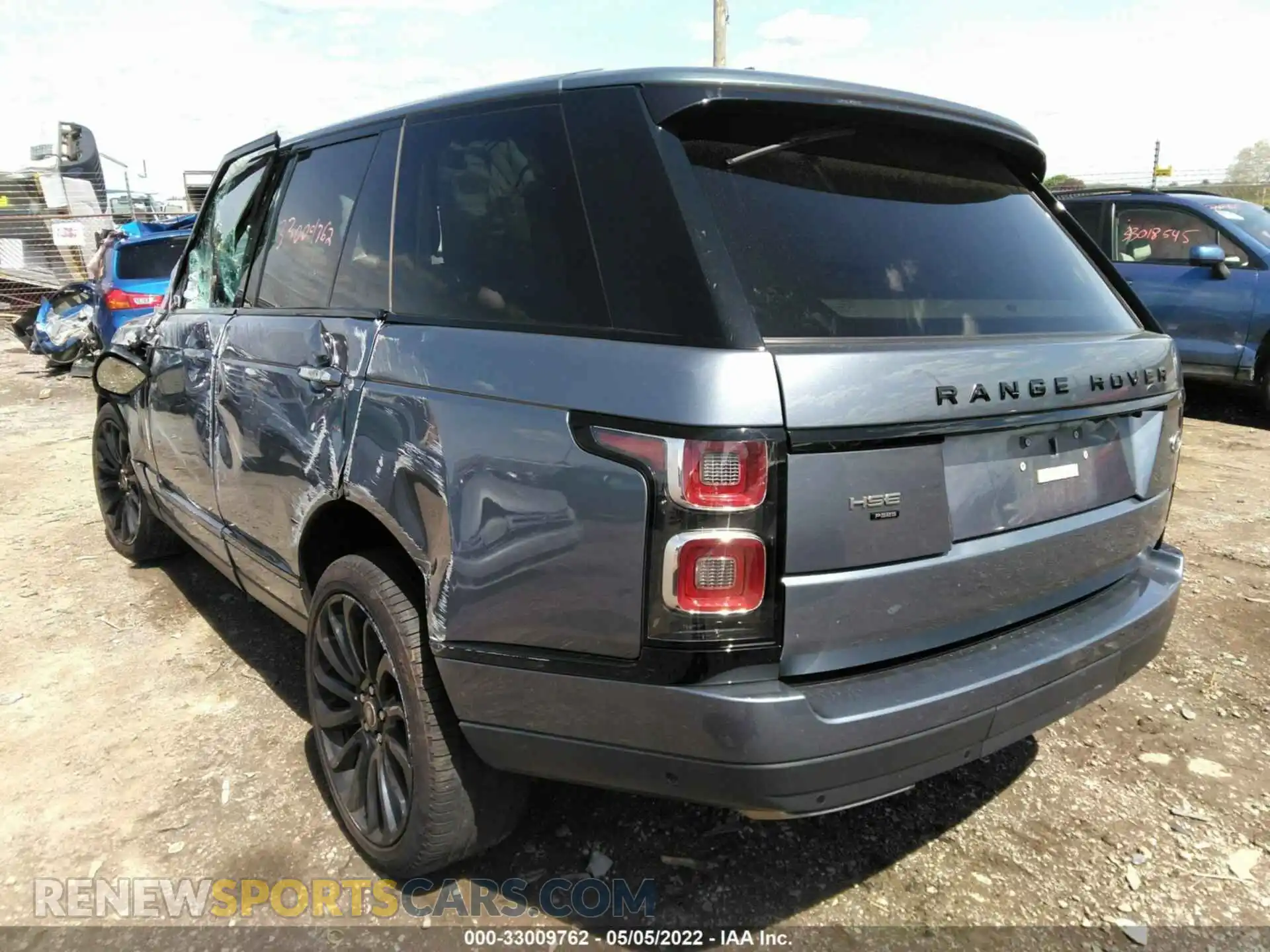 3 Photograph of a damaged car SALGS2SE9LA592356 LAND ROVER RANGE ROVER 2020