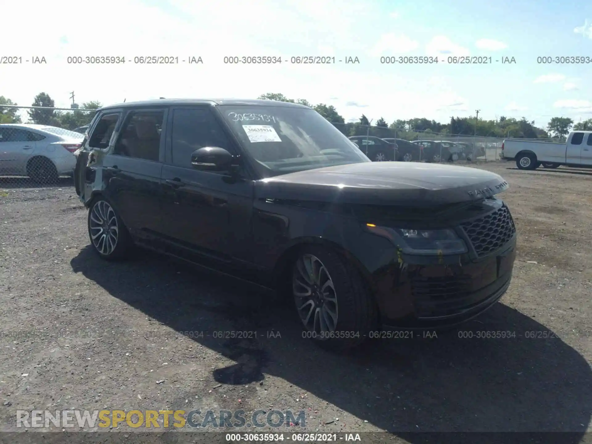 1 Фотография поврежденного автомобиля SALGR2SU8MA418248 LAND ROVER RANGE ROVER 2021