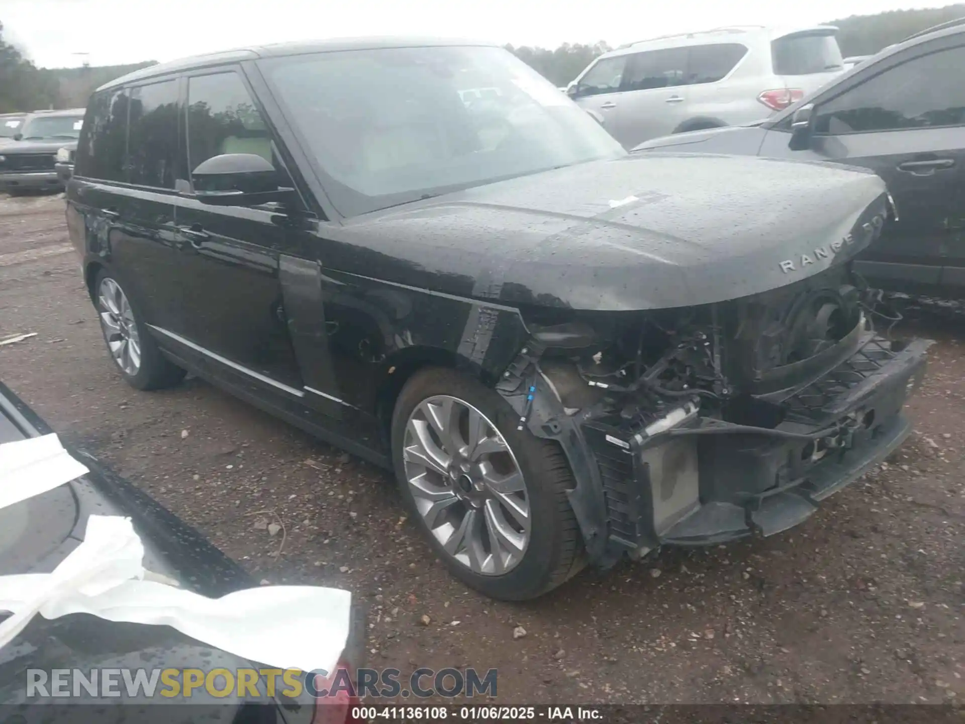 1 Photograph of a damaged car SALGS2RU1MA431238 LAND ROVER RANGE ROVER 2021