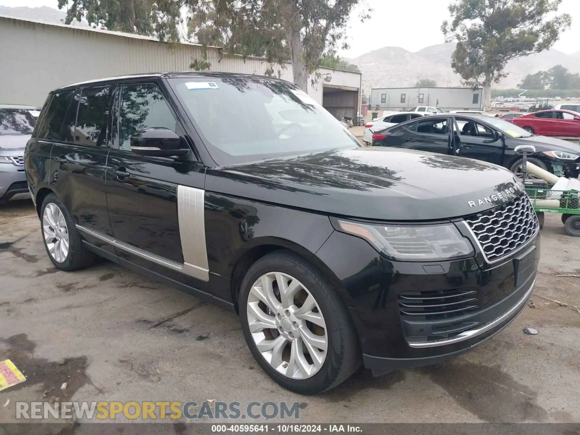 1 Photograph of a damaged car SALGS2RU2MA422421 LAND ROVER RANGE ROVER 2021