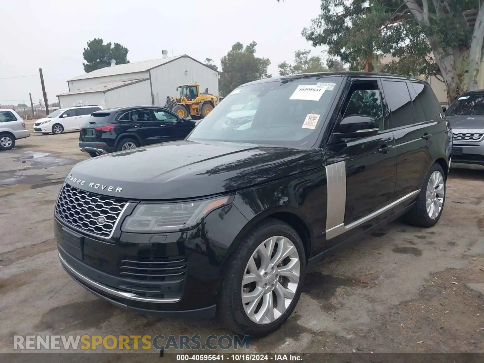 2 Photograph of a damaged car SALGS2RU2MA422421 LAND ROVER RANGE ROVER 2021