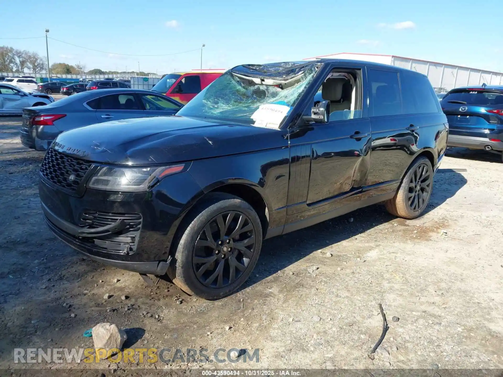 2 Photograph of a damaged car SALGS2RU8MA441703 LAND ROVER RANGE ROVER 2021