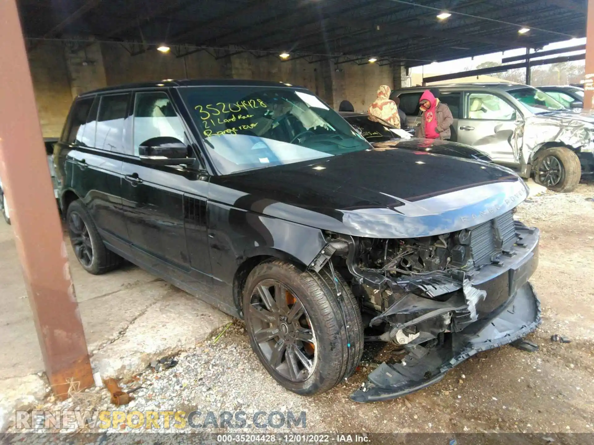 1 Photograph of a damaged car SALGS2RU9MA419550 LAND ROVER RANGE ROVER 2021